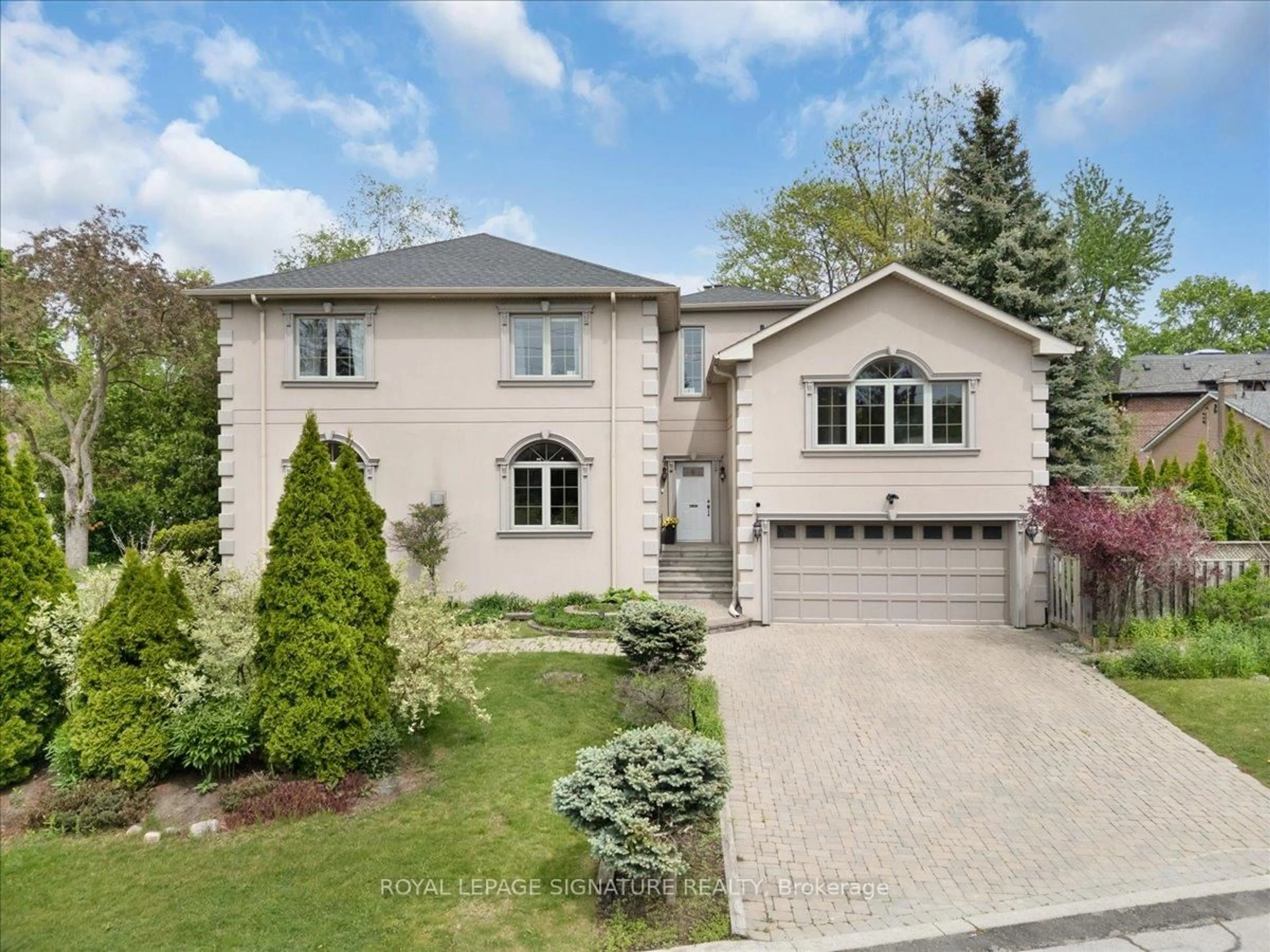 Home with brick exterior material, street for 1 Marshfield Crt, Toronto Ontario M3C 2E2