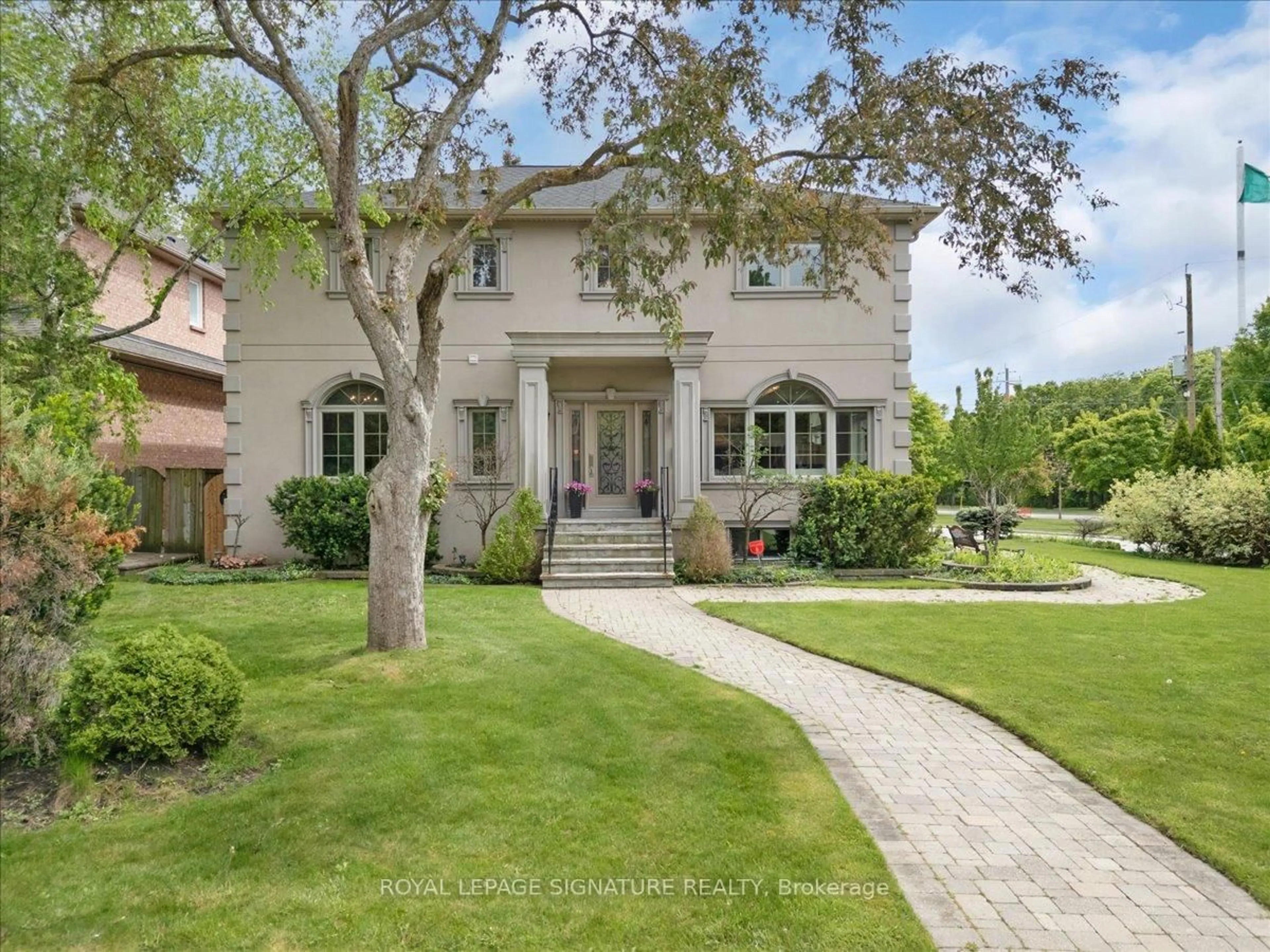 Home with brick exterior material, street for 1 Marshfield Crt, Toronto Ontario M3C 2E2