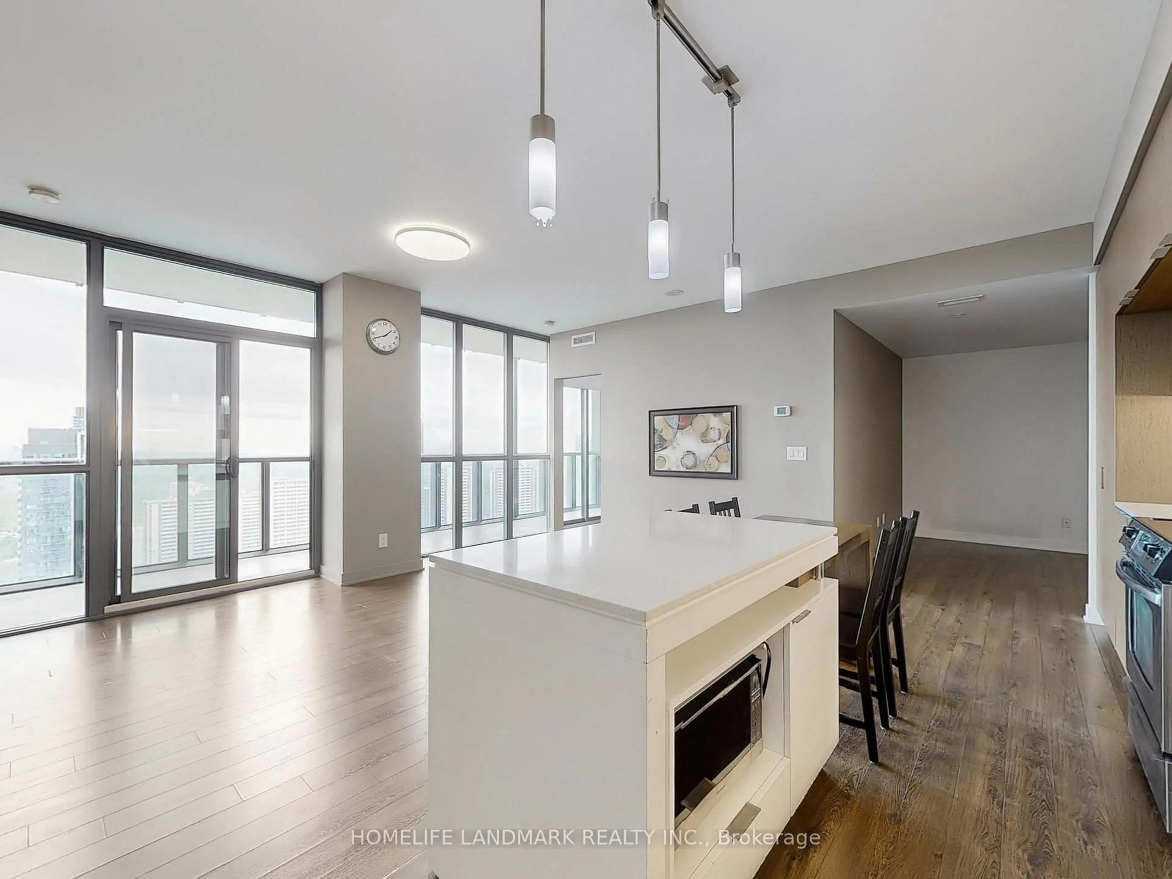 Open concept kitchen, unknown for 110 Charles St #3607, Toronto Ontario M4Y 1T5