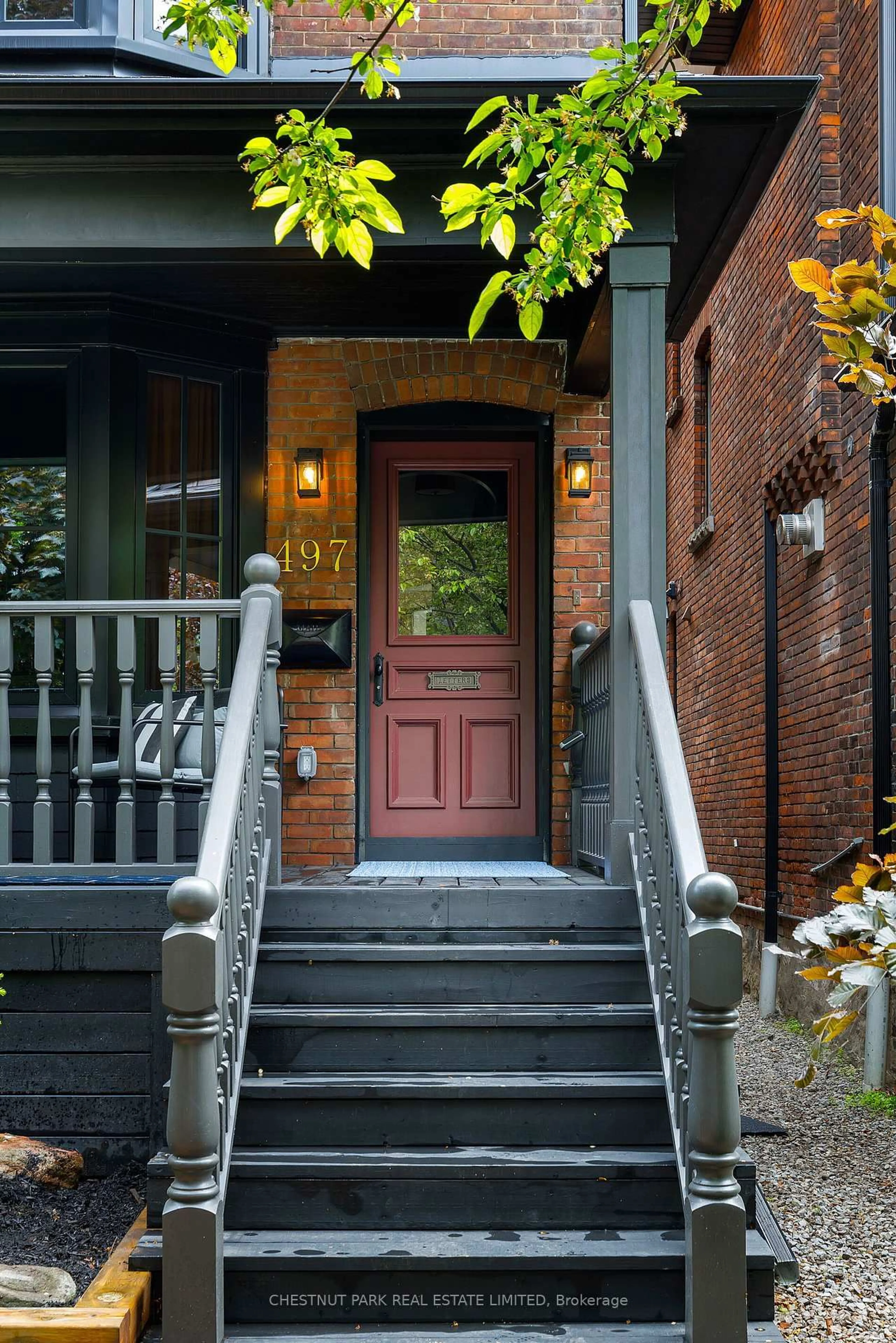 Home with brick exterior material, street for 497 Brunswick Ave, Toronto Ontario M5R 2Z6