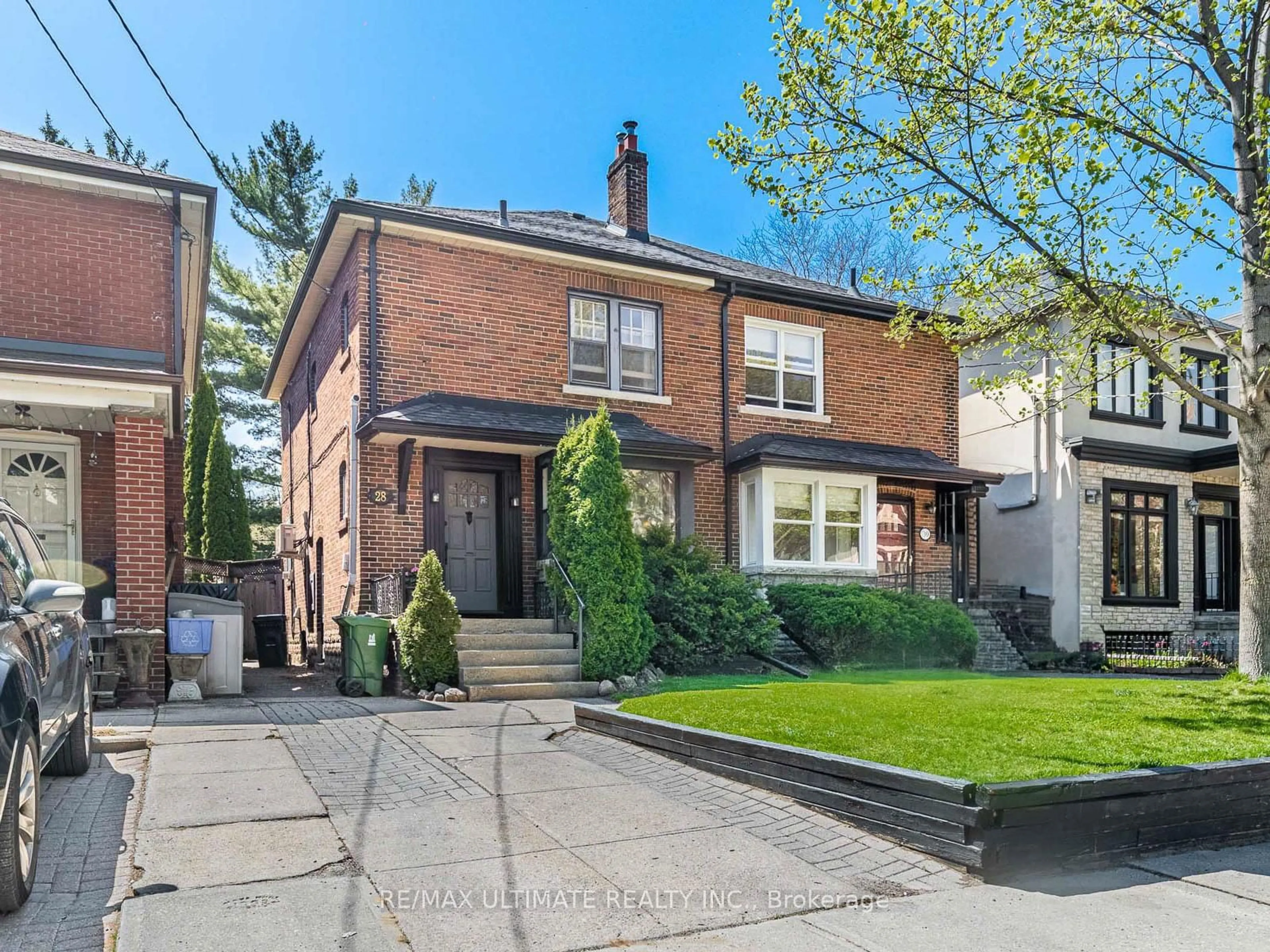Home with brick exterior material, street for 28 Banff Rd, Toronto Ontario M4S 2V5
