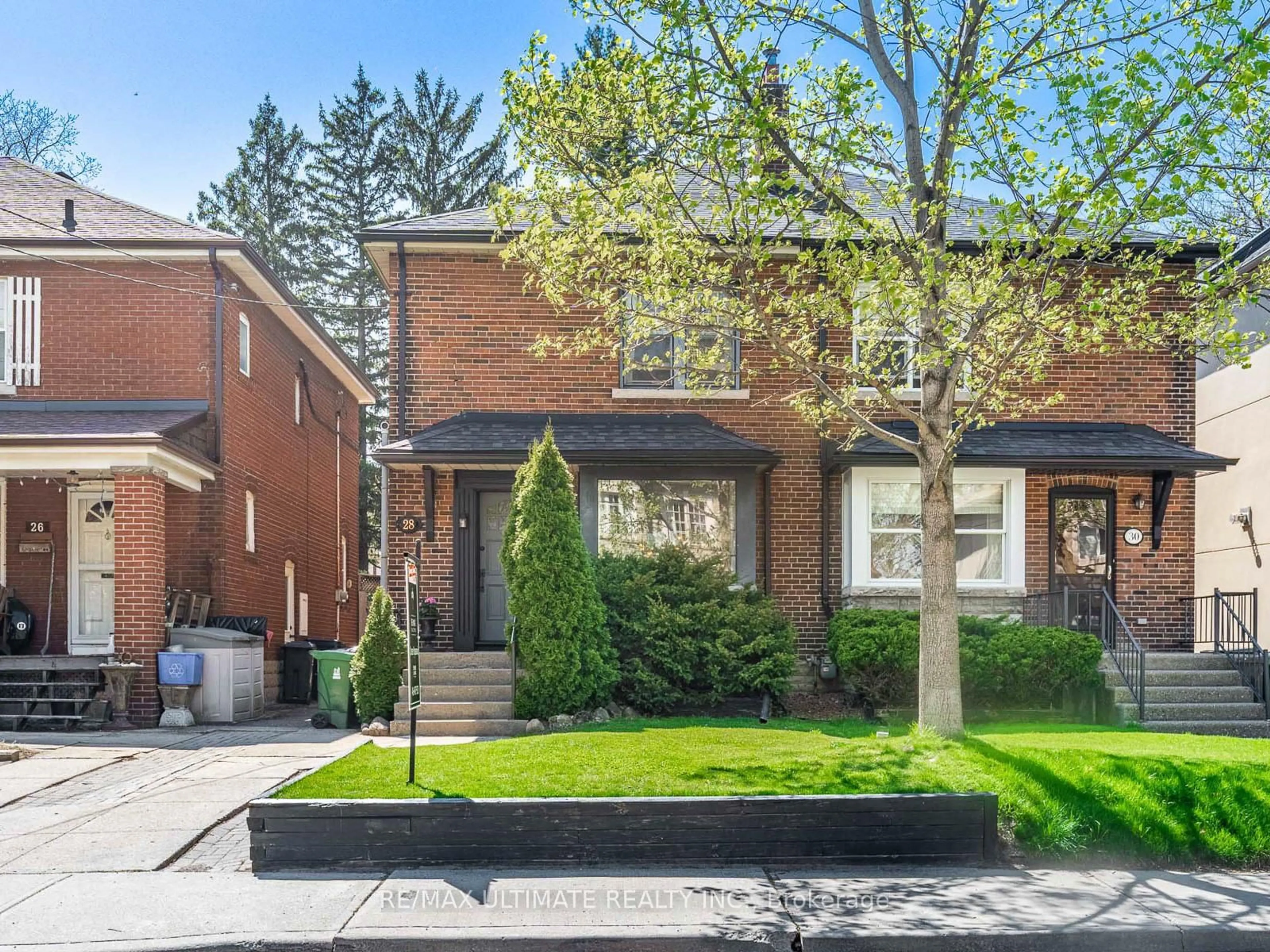 Home with brick exterior material, street for 28 Banff Rd, Toronto Ontario M4S 2V5