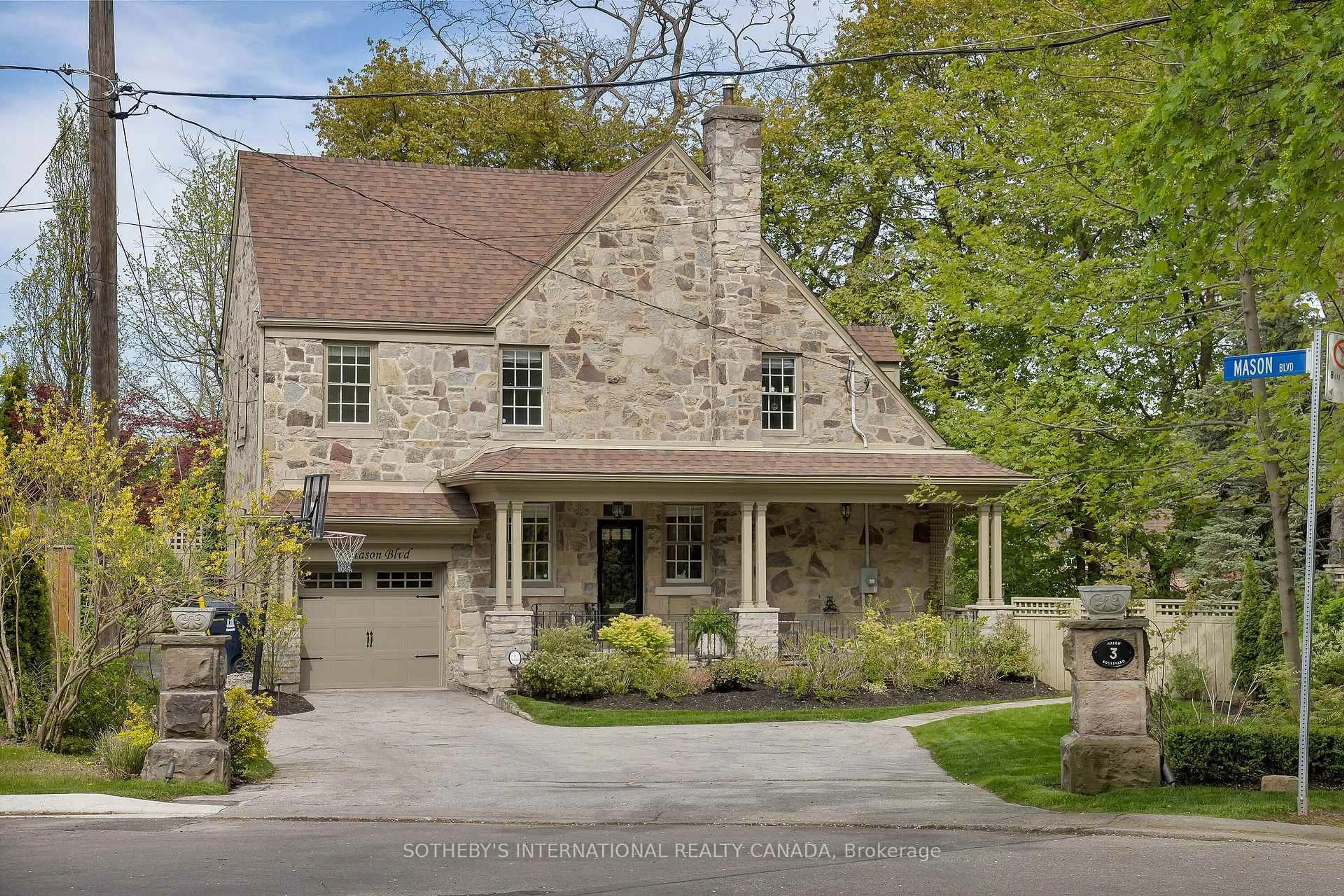 Home with brick exterior material, street for 3 Mason Blvd, Toronto Ontario M5M 3C6