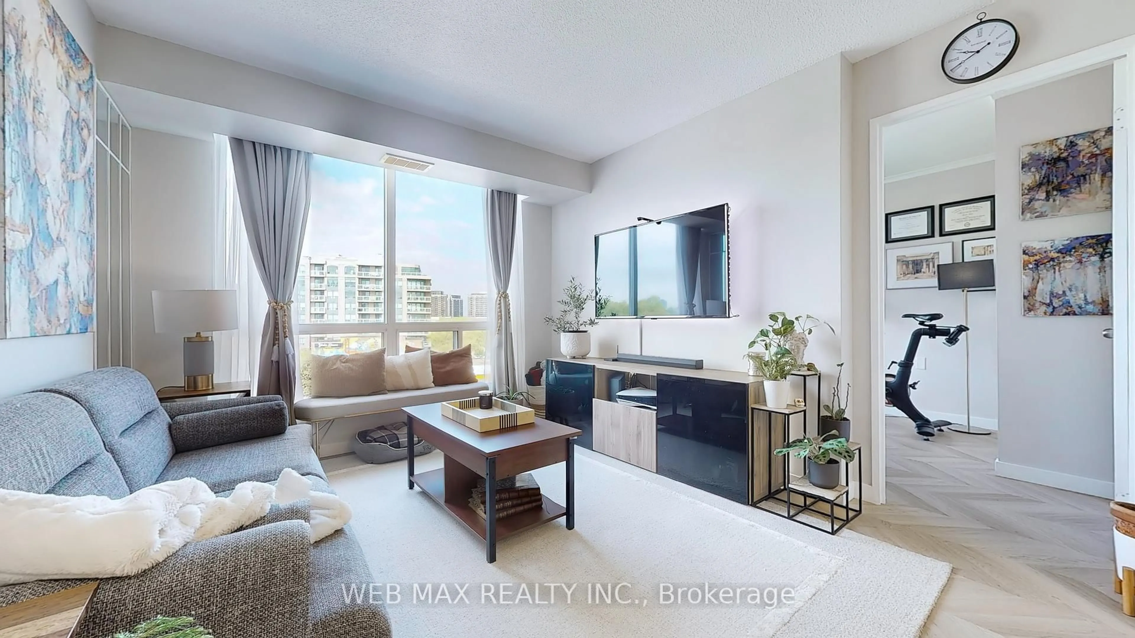 Living room with furniture, unknown for 906 Sheppard Ave #507, Toronto Ontario M3H 2T5