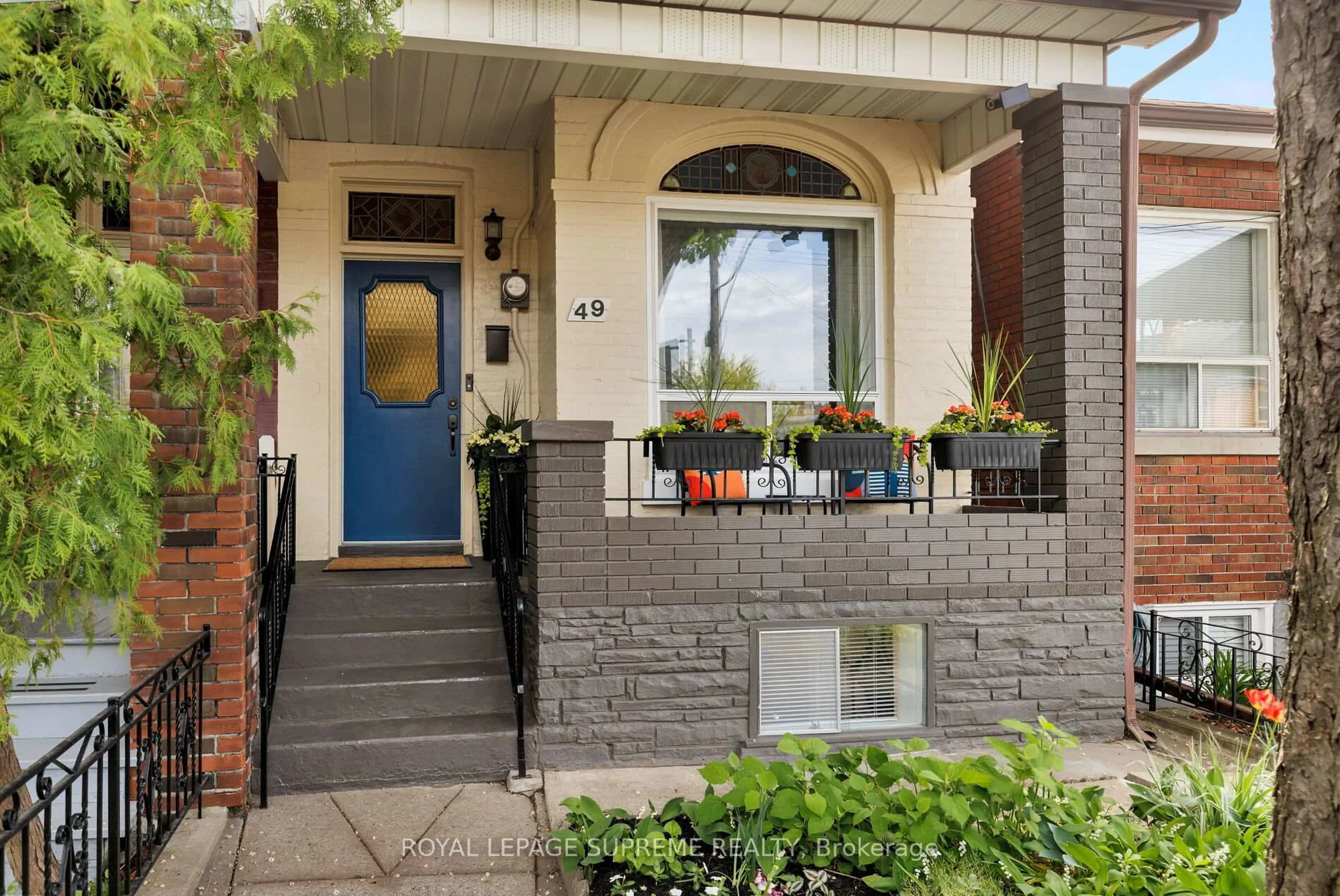 Home with brick exterior material, street for 49 Palmerston Ave, Toronto Ontario M6J 2J2