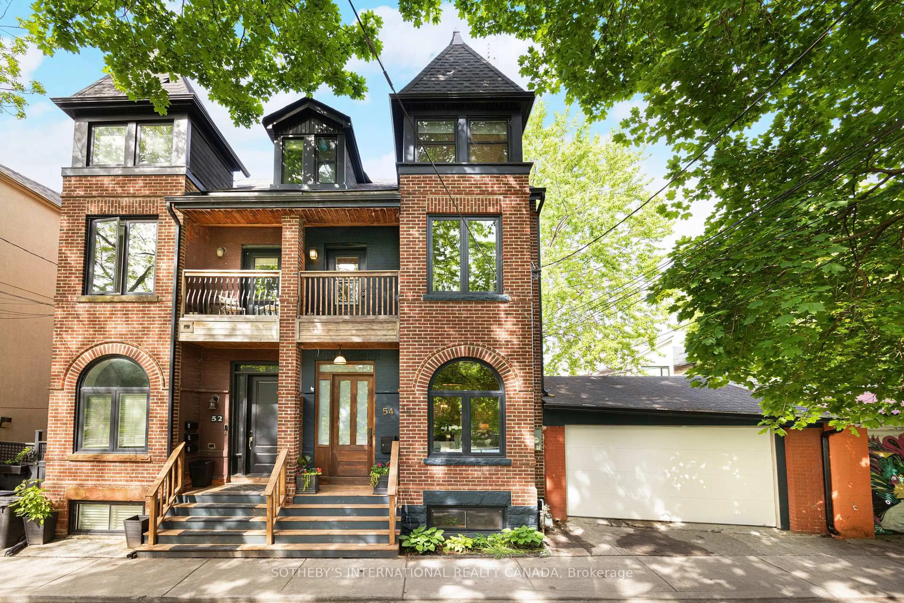 Home with brick exterior material, street for 54 Stanley Terrace Ave, Toronto Ontario M6J 2R4
