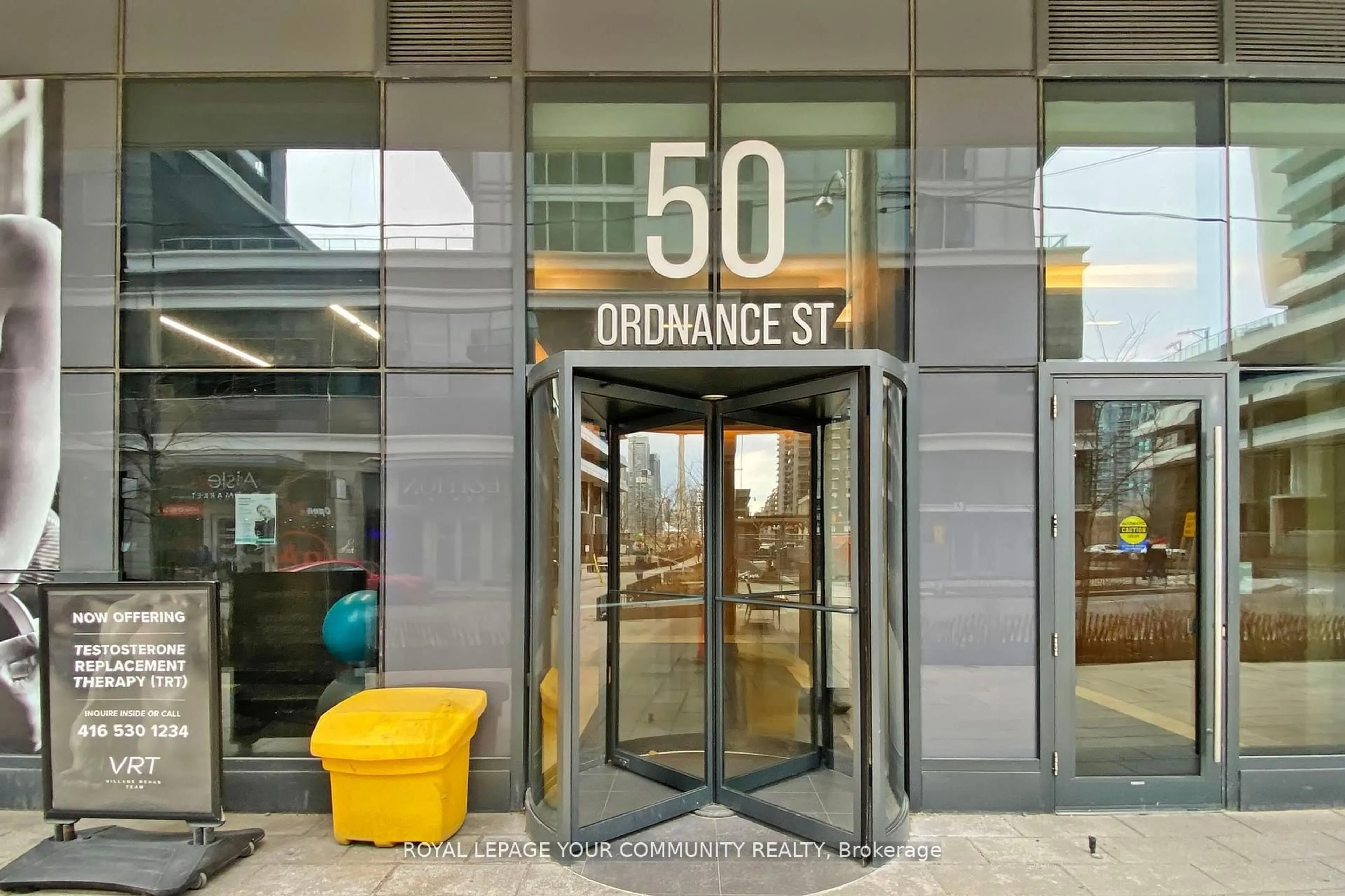 Indoor foyer for 50 Ordnance St #2411, Toronto Ontario M6K 0C6