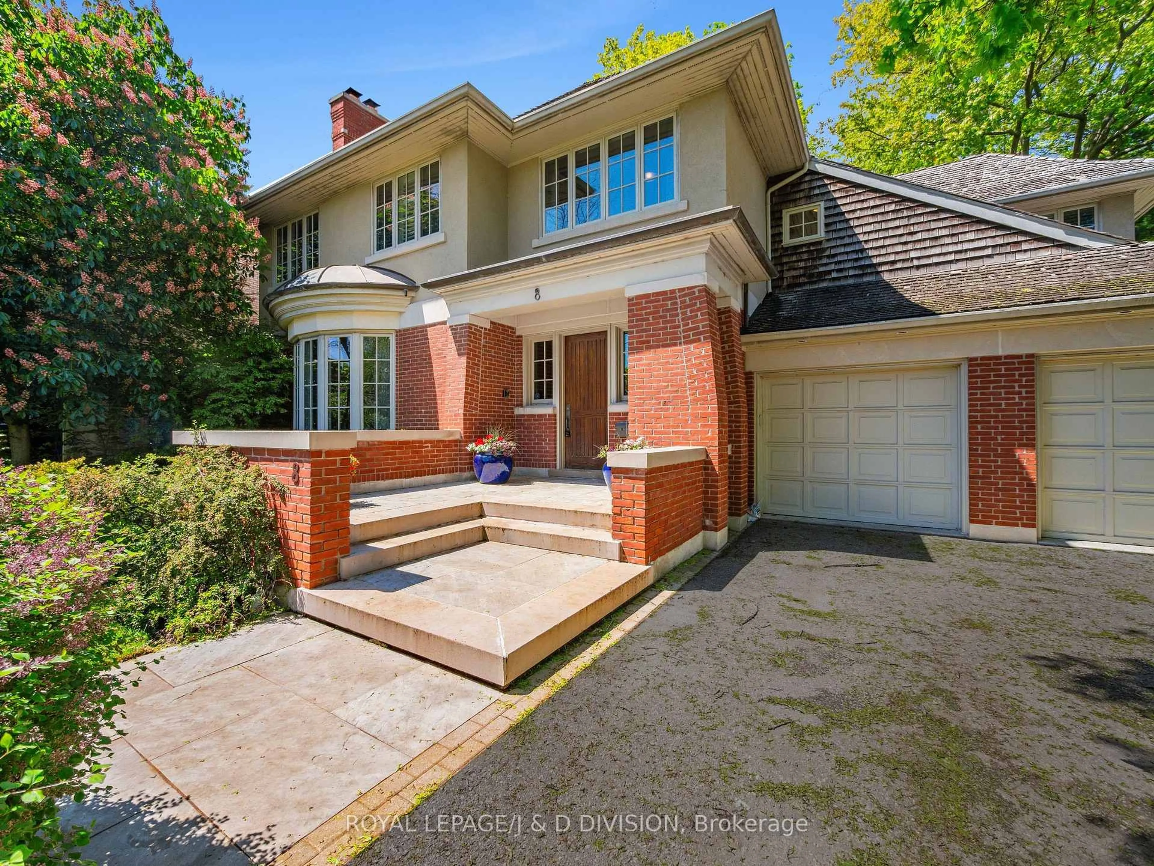 Home with brick exterior material, street for 8 Glenallan Rd, Toronto Ontario M4N 1G7