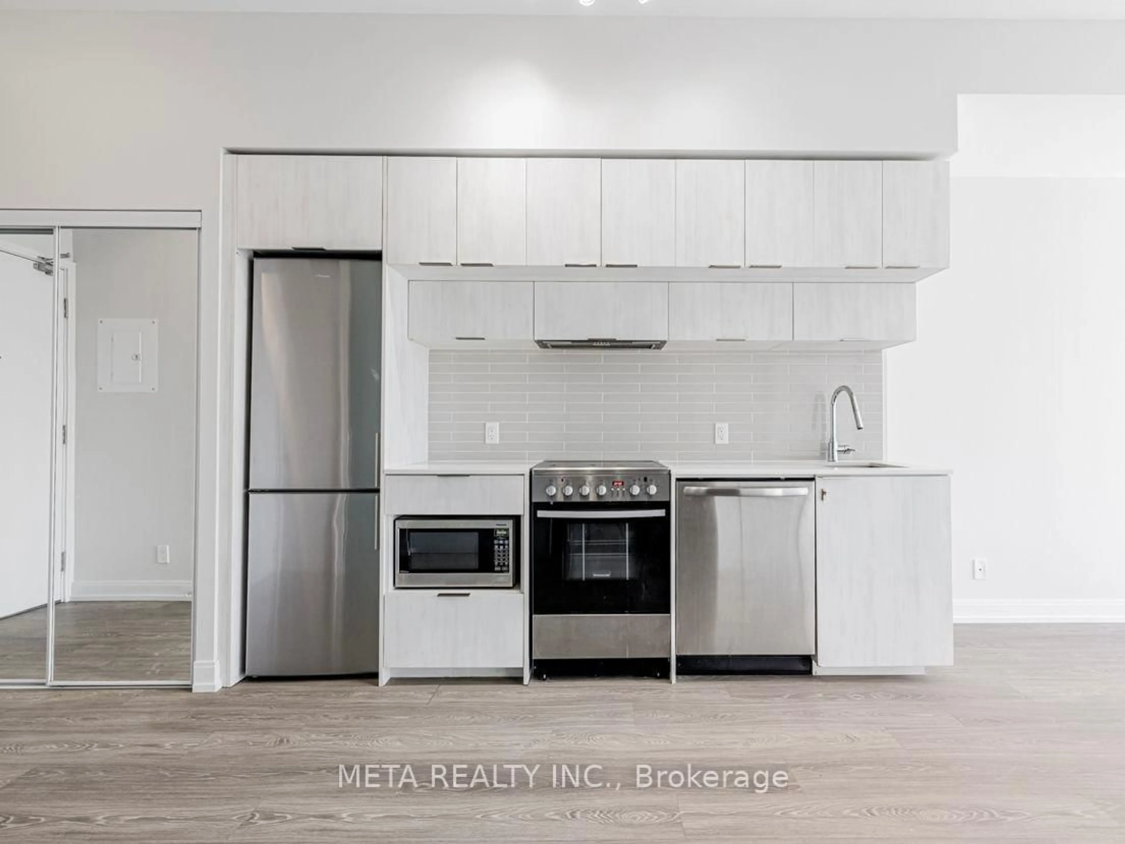 Open concept kitchen, unknown for 181 Dundas St #1606, Toronto Ontario M5A 0N5
