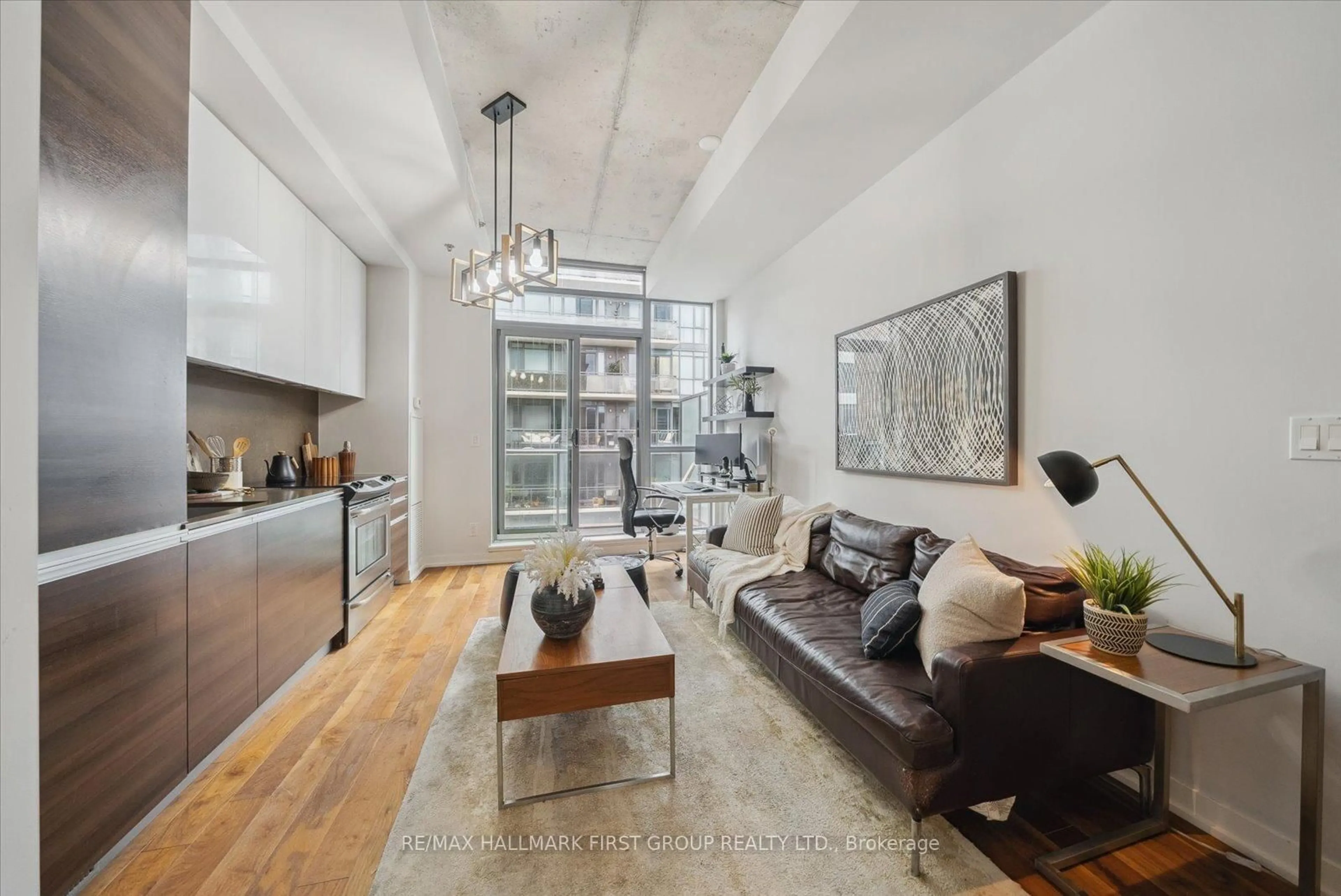 Living room with furniture, unknown for 8 Gladstone Ave #602, Toronto Ontario M6J 0B3