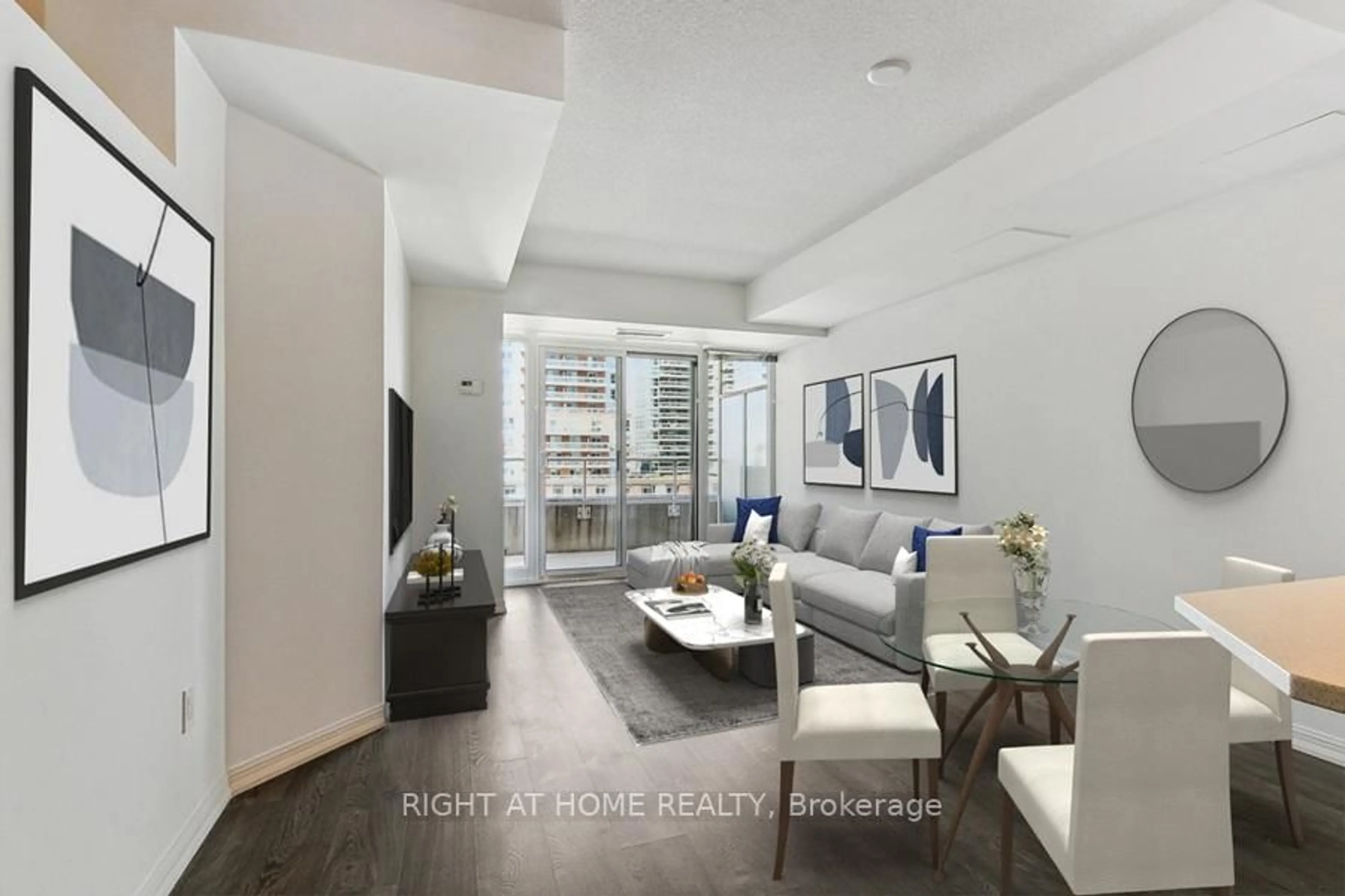 Living room with furniture, unknown for 75 East Liberty St #1015, Toronto Ontario M6K 0A2