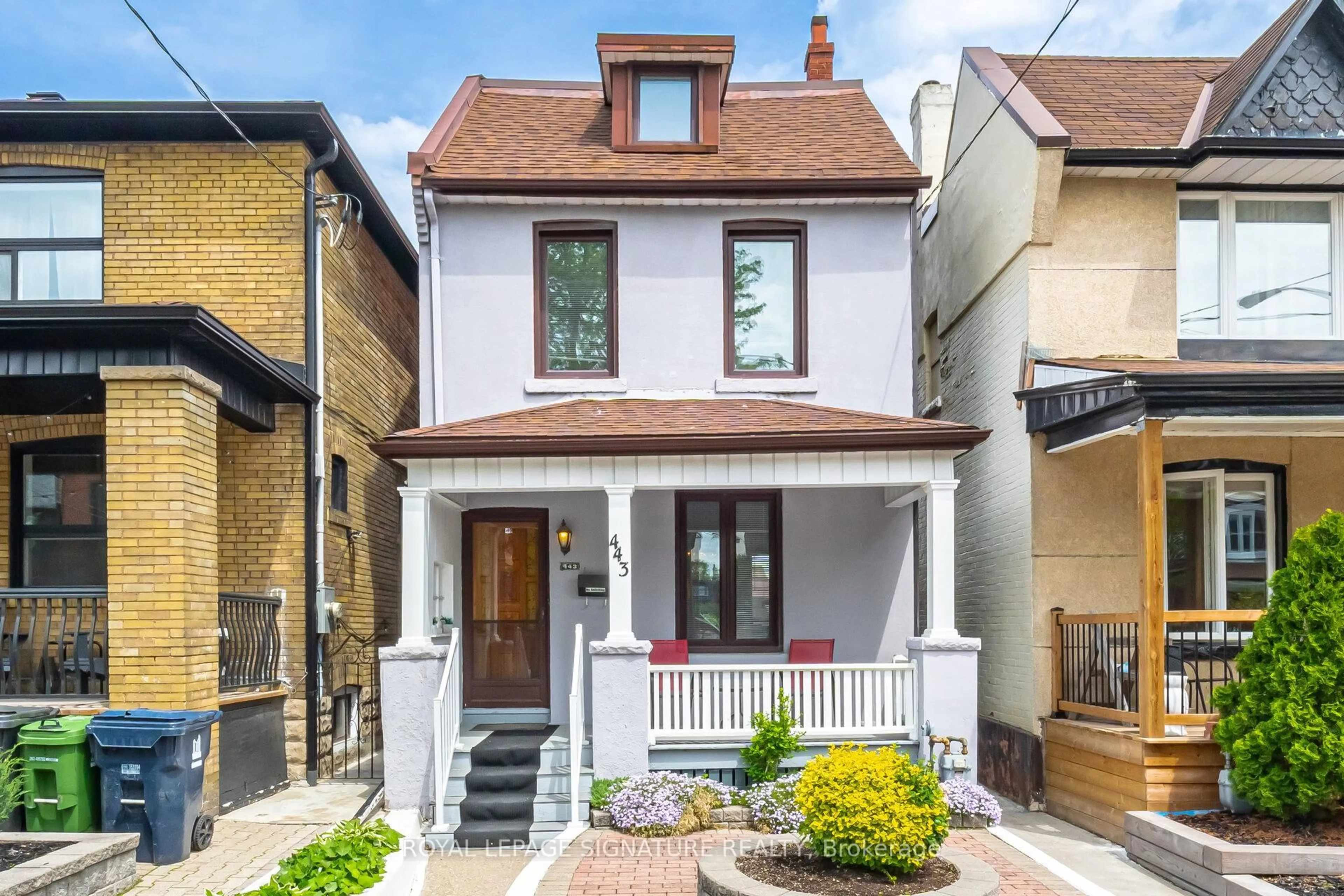 Home with brick exterior material, street for 443 Brock Ave, Toronto Ontario M6H 3N7