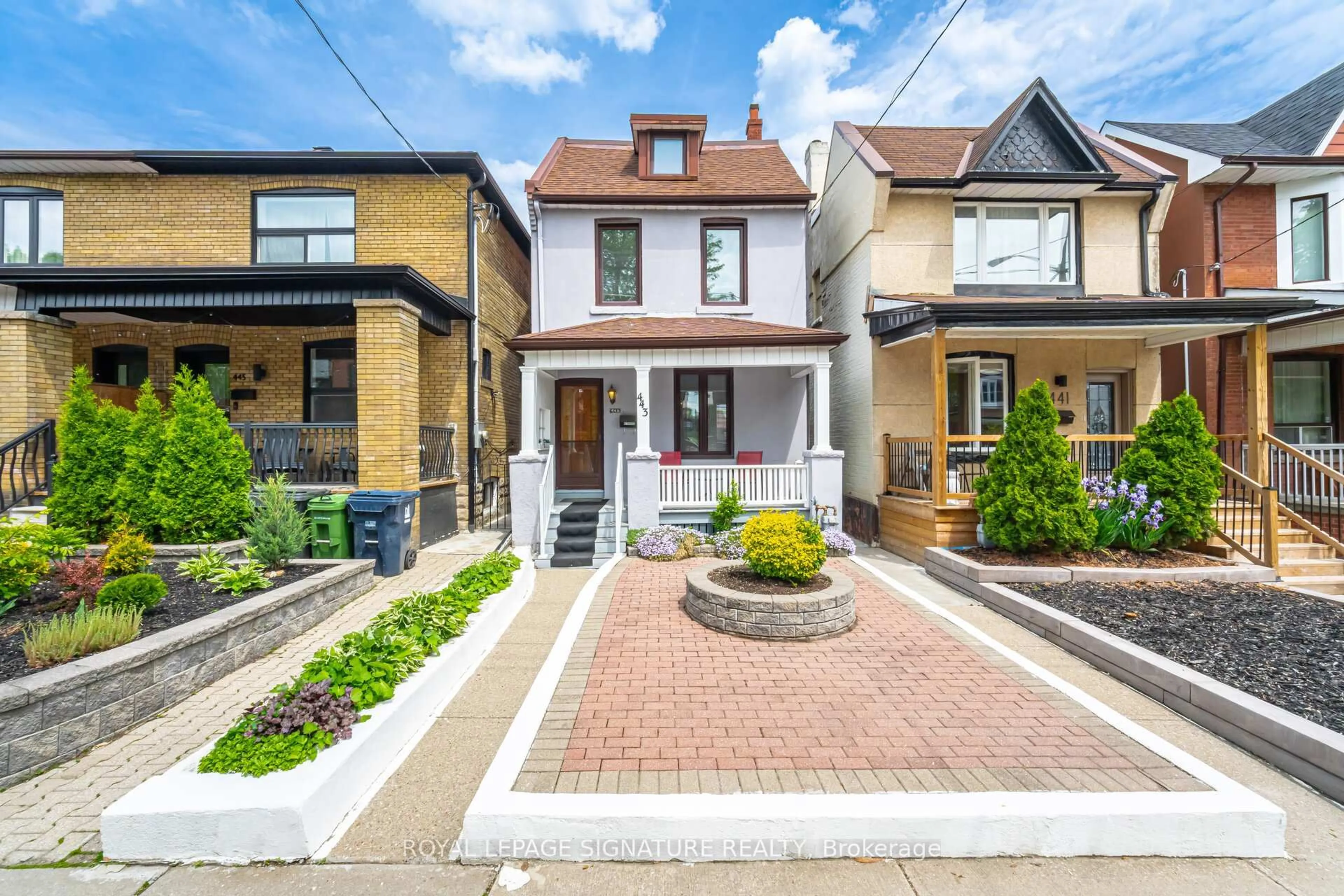 Home with brick exterior material, street for 443 Brock Ave, Toronto Ontario M6H 3N7