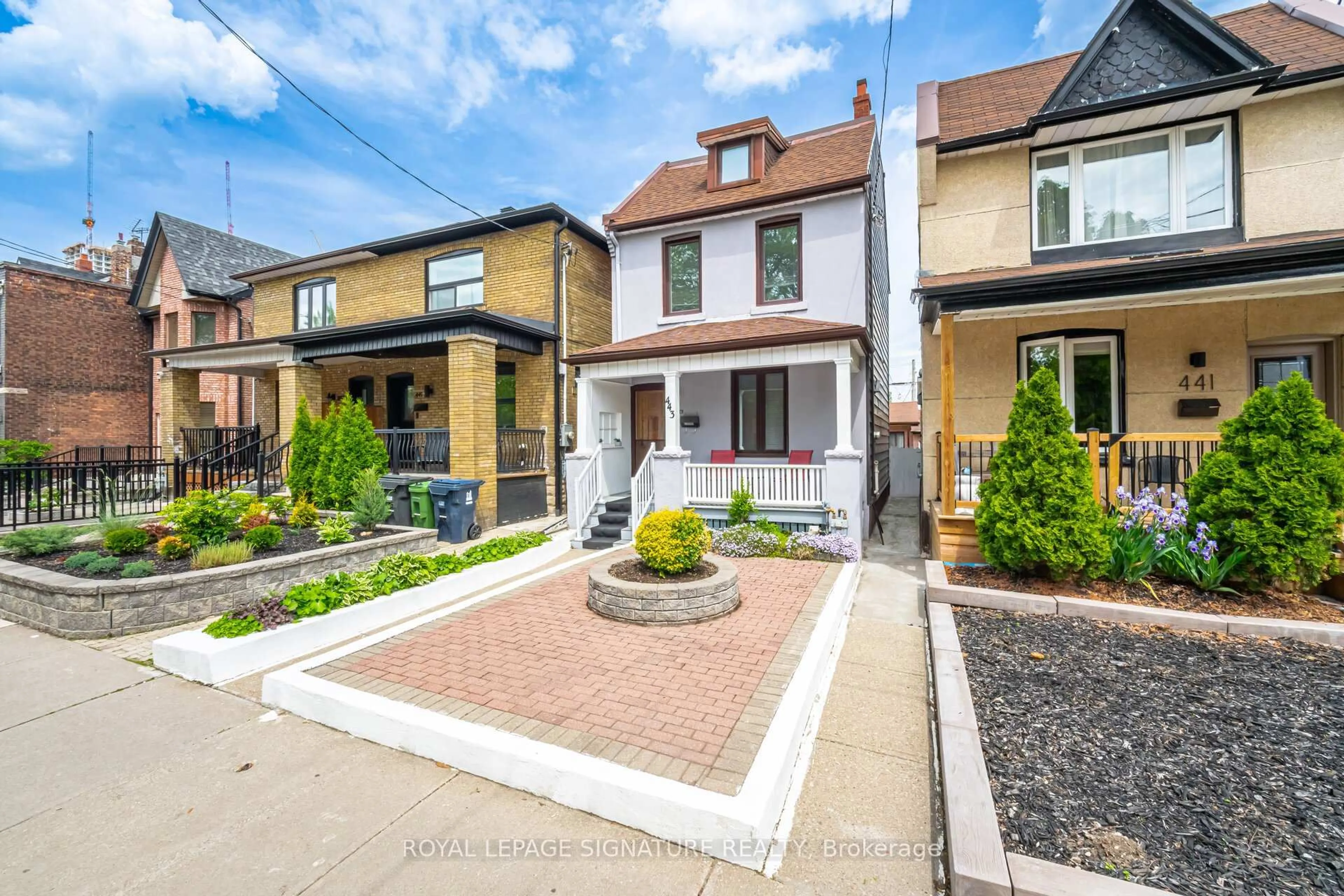 Home with brick exterior material, street for 443 Brock Ave, Toronto Ontario M6H 3N7