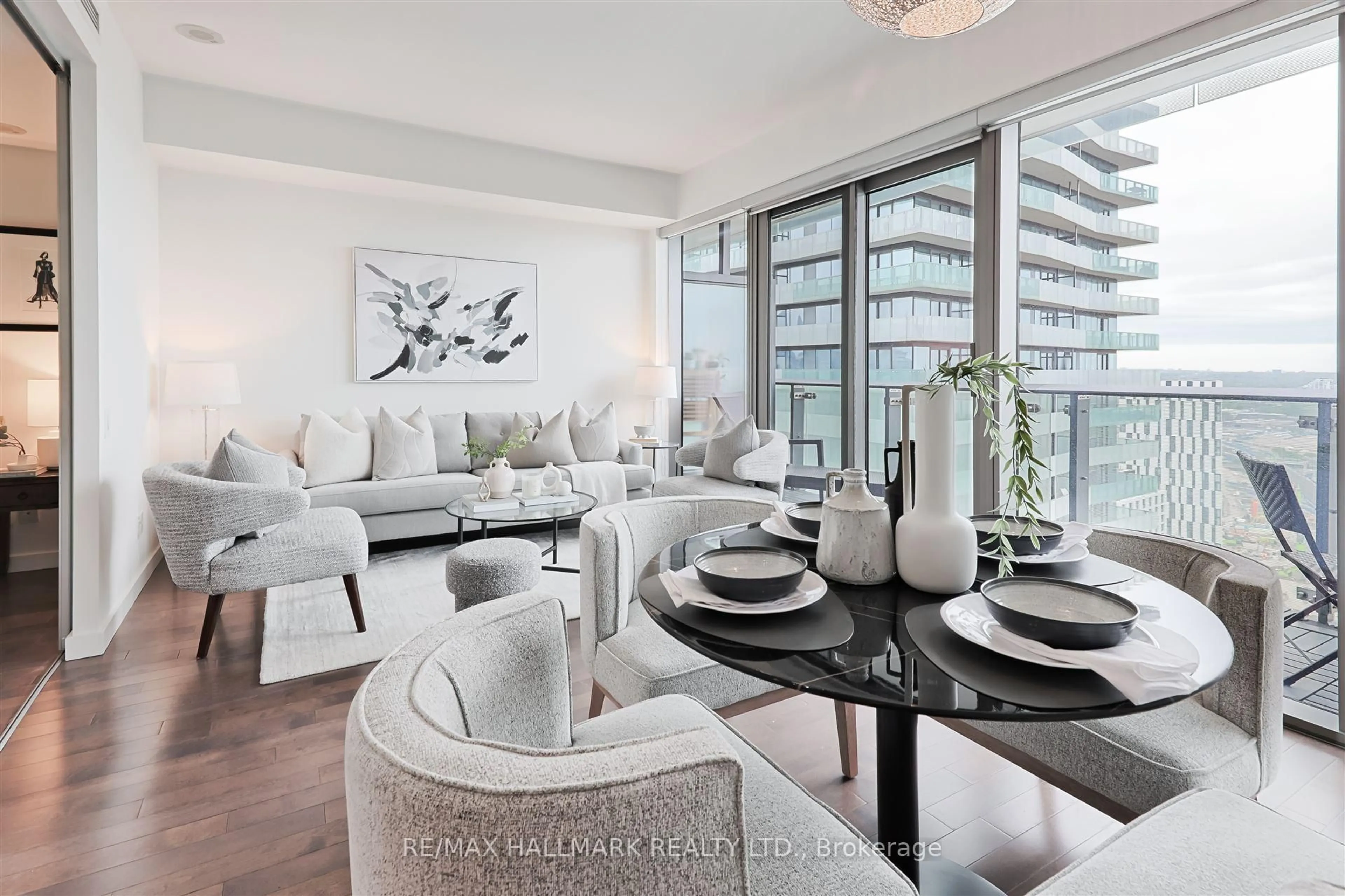 Living room with furniture, unknown for 70 Distillery Lane #3005, Toronto Ontario M5A 0E3