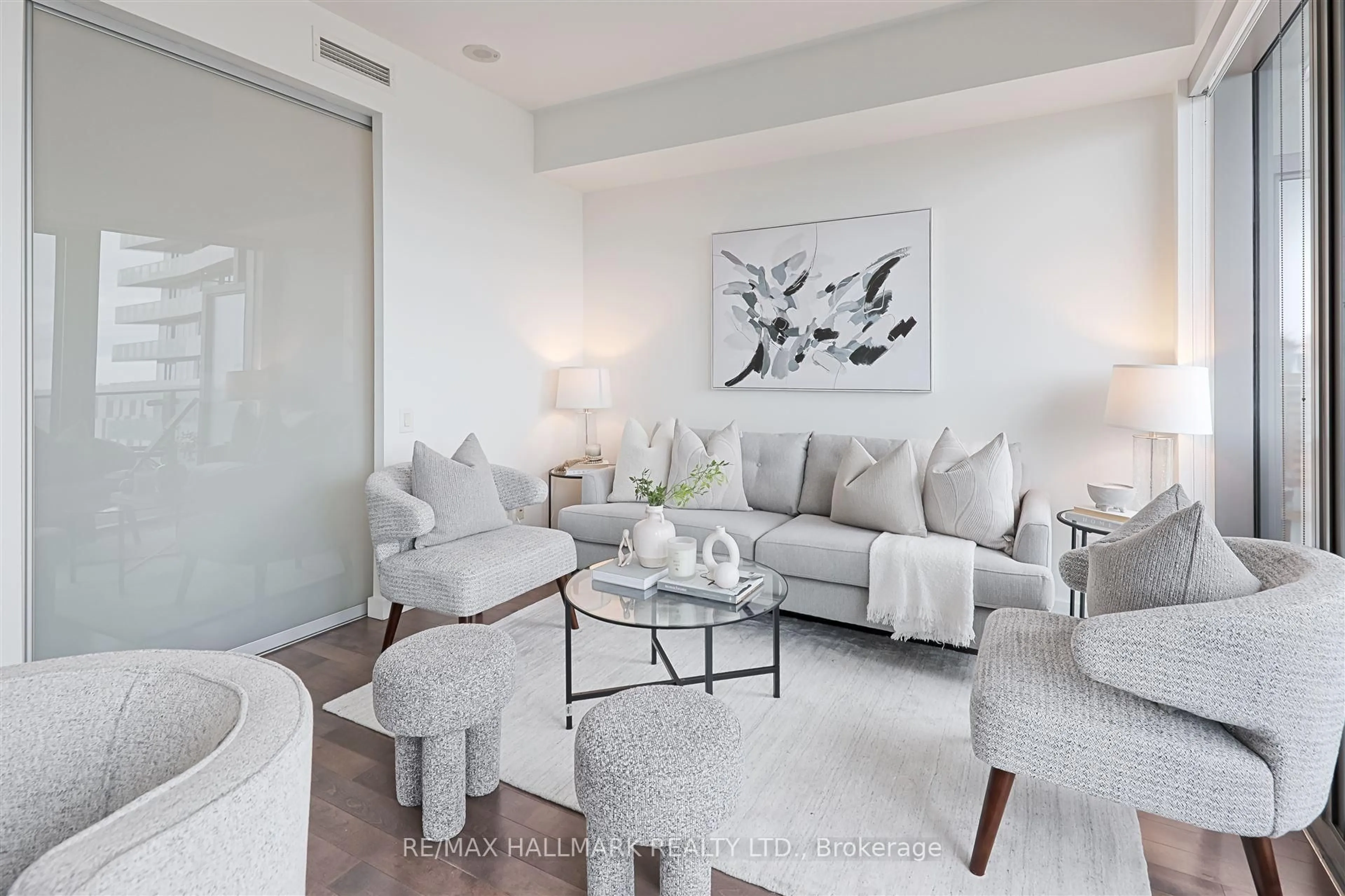 Living room with furniture, unknown for 70 Distillery Lane #3005, Toronto Ontario M5A 0E3