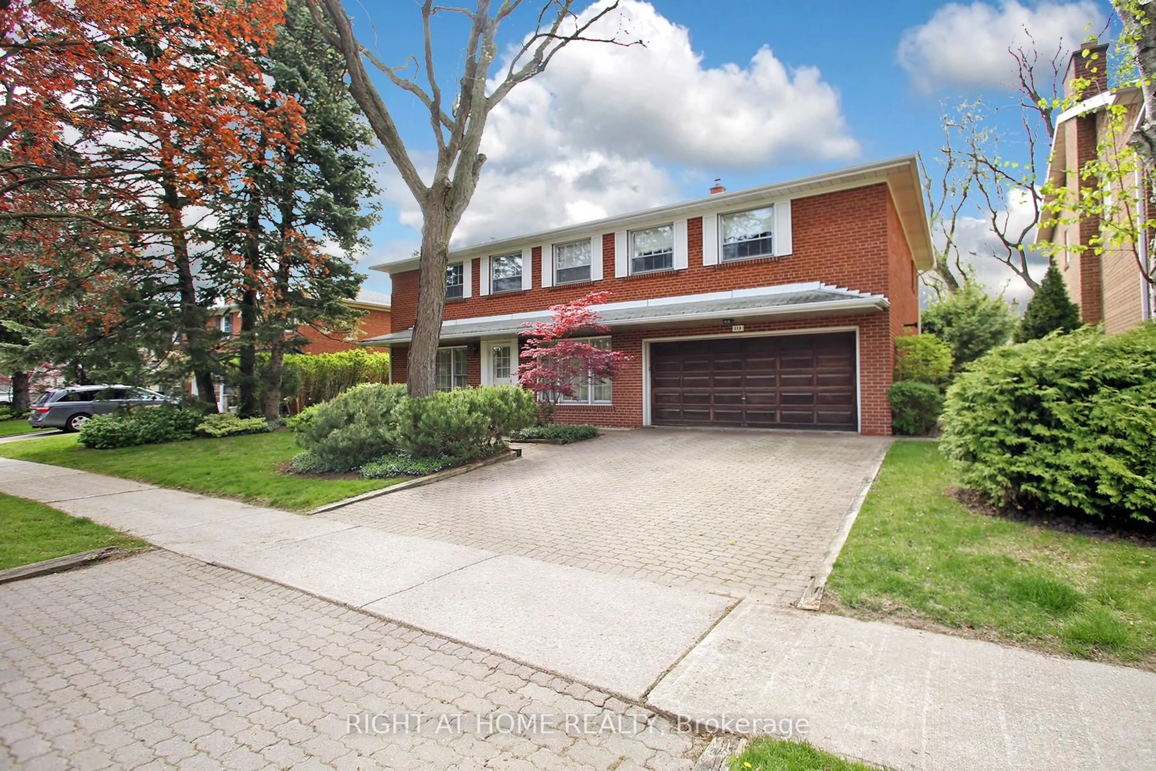 Home with brick exterior material, street for 113 Lord Seaton Rd, Toronto Ontario M2P 1K8