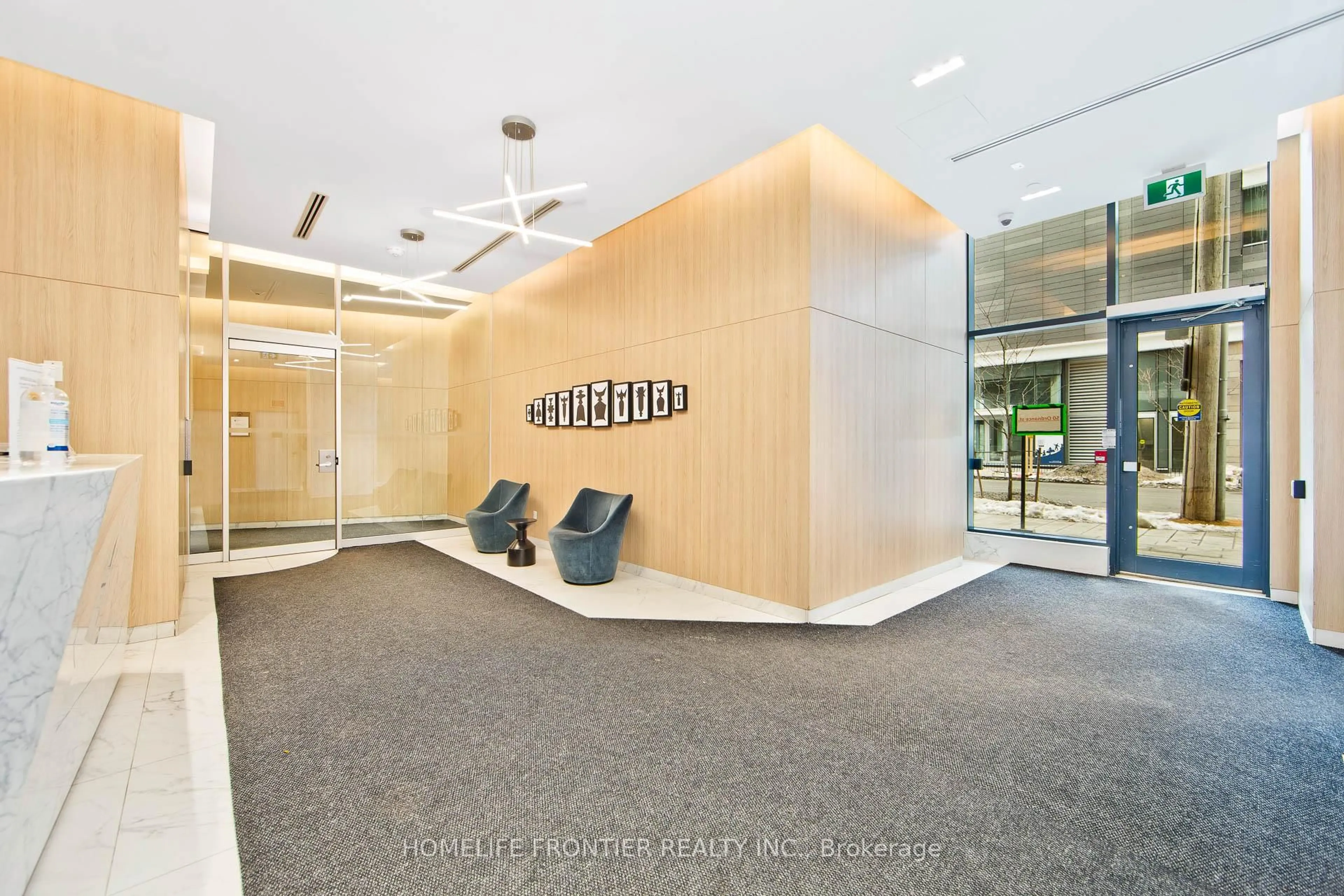 Indoor foyer for 50 Ordnance St #2702, Toronto Ontario M6K 0C9