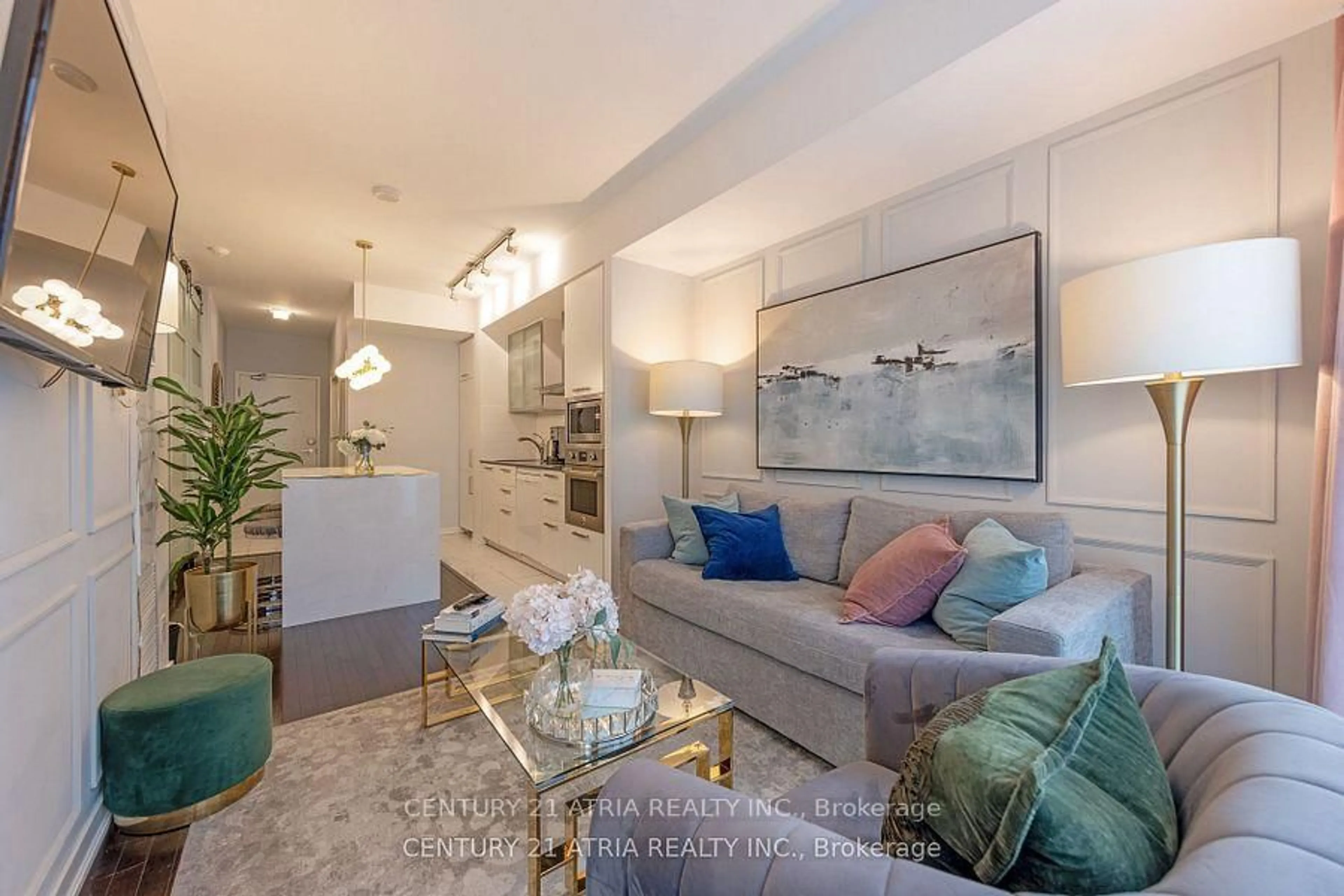 Living room with furniture, unknown for 12 York St #1209, Toronto Ontario M5J 0A9