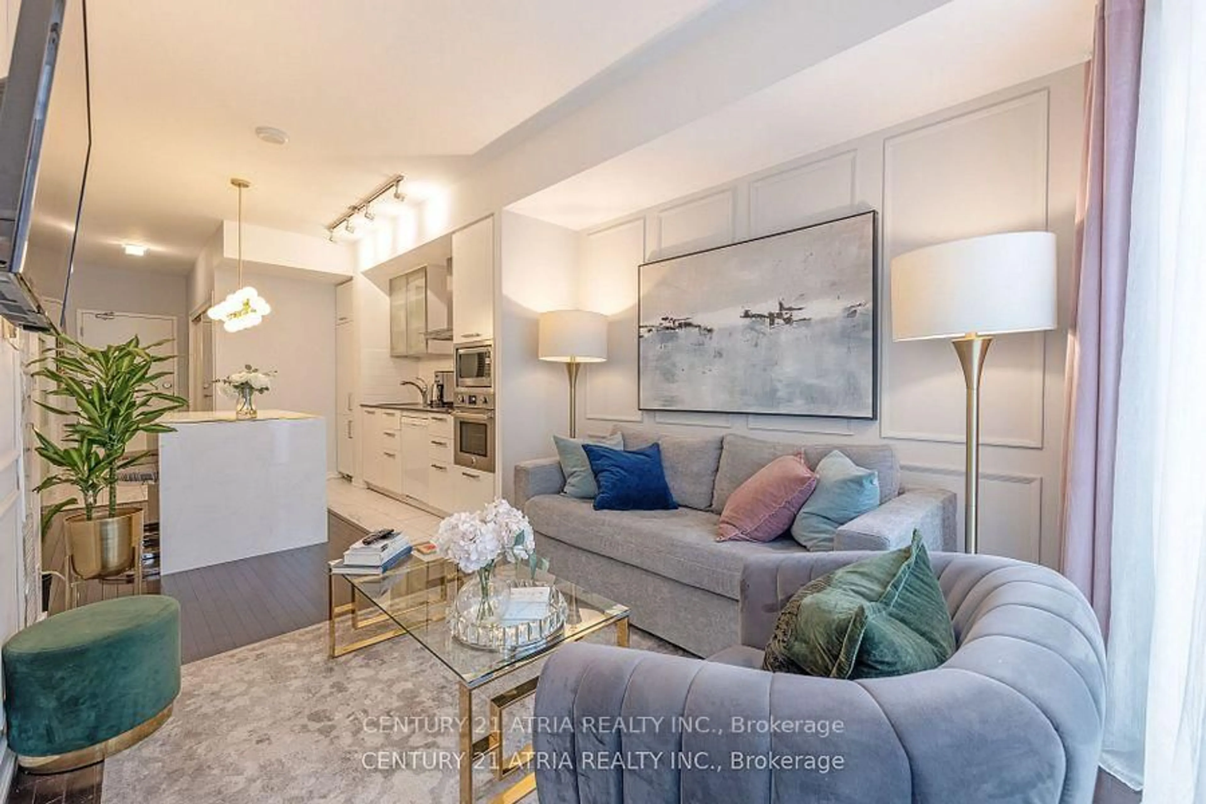 Living room with furniture, unknown for 12 York St #1209, Toronto Ontario M5J 0A9