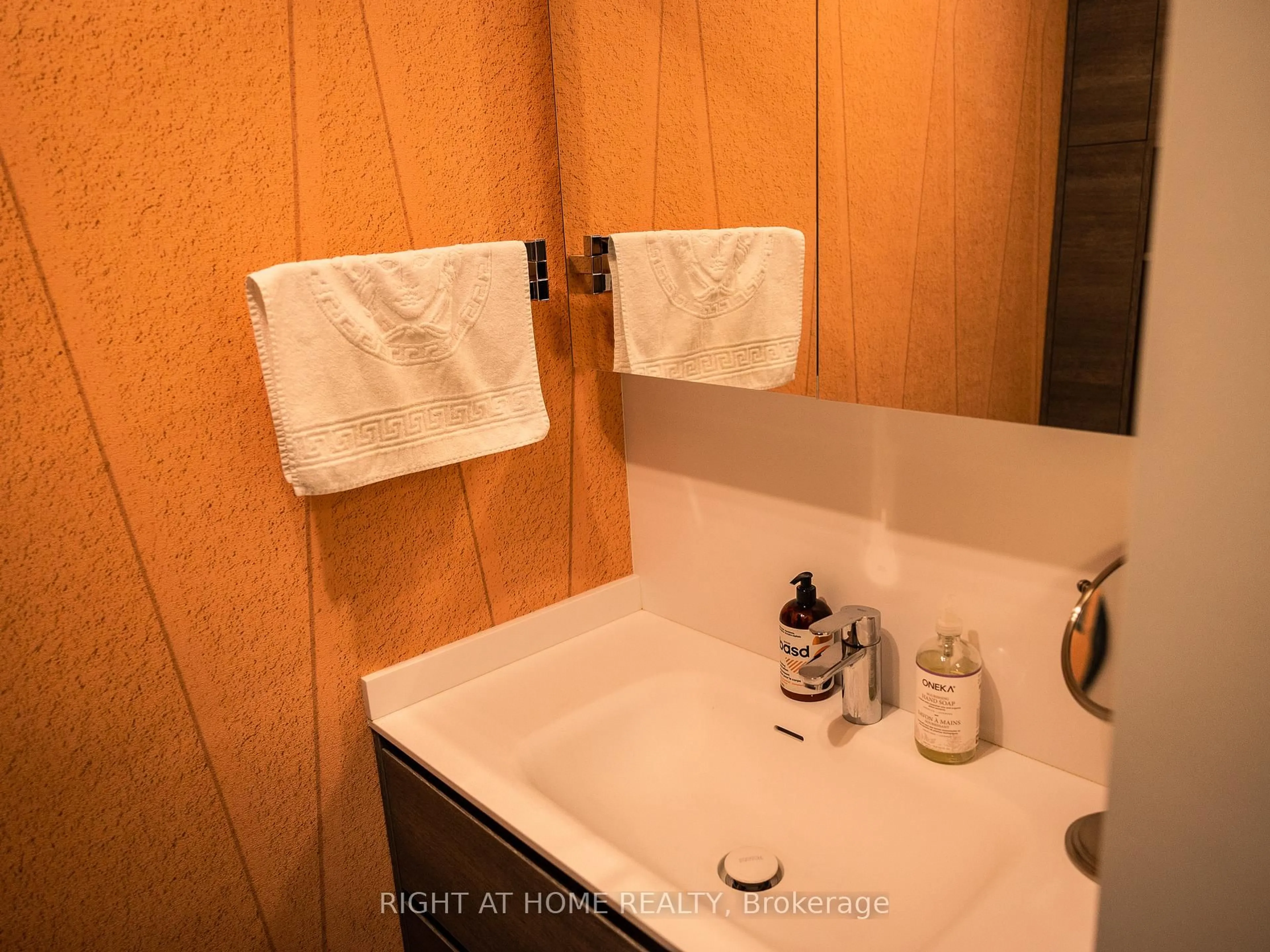 Standard bathroom, floor is not visible for 90 Niagara St #410, Toronto Ontario M5V 0P9