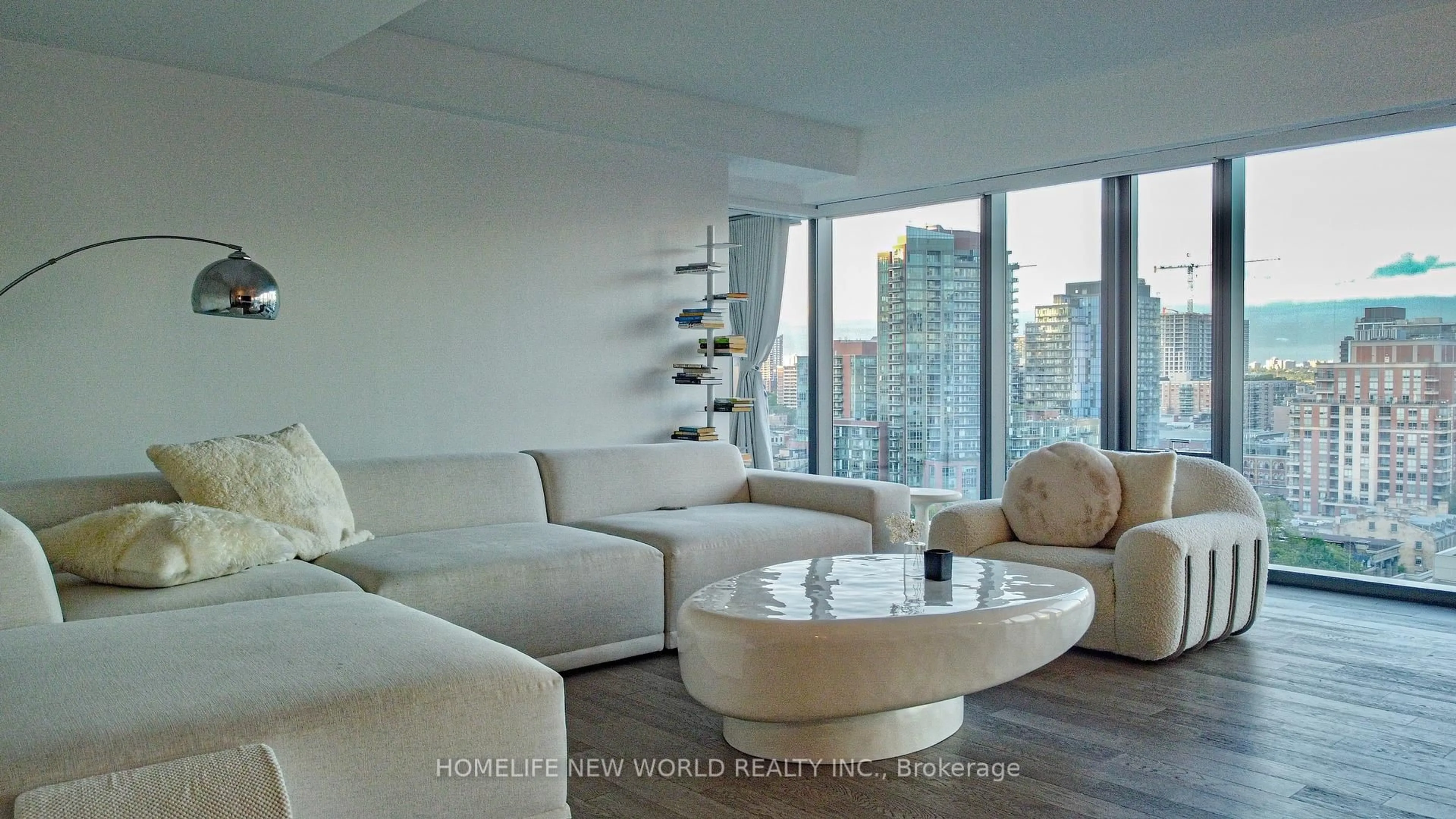 Living room with furniture, unknown for 60 Colborne St #1502, Toronto Ontario M5E 0B7