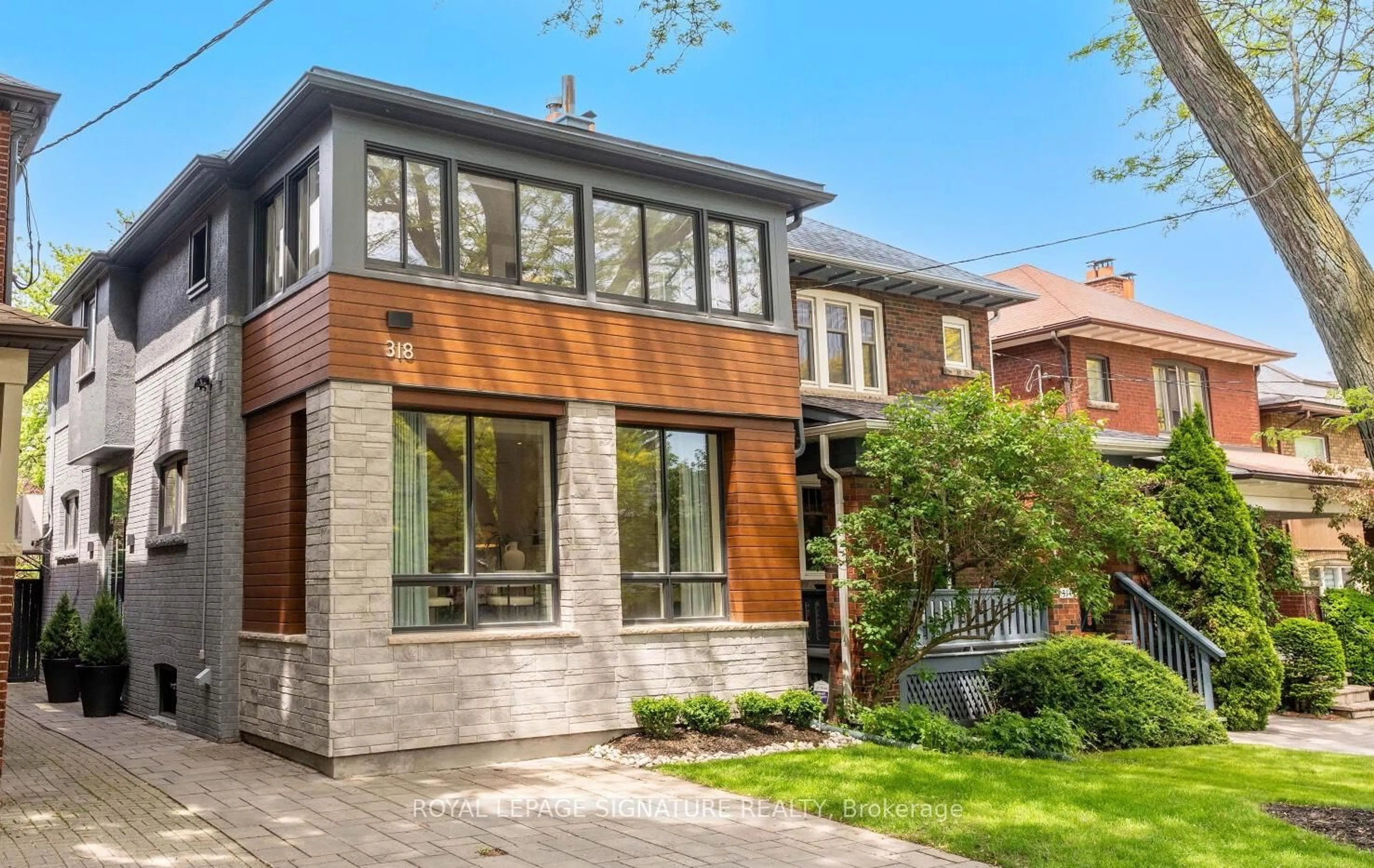 Home with brick exterior material, street for 318 St Clements Ave, Toronto Ontario M4R 1H5