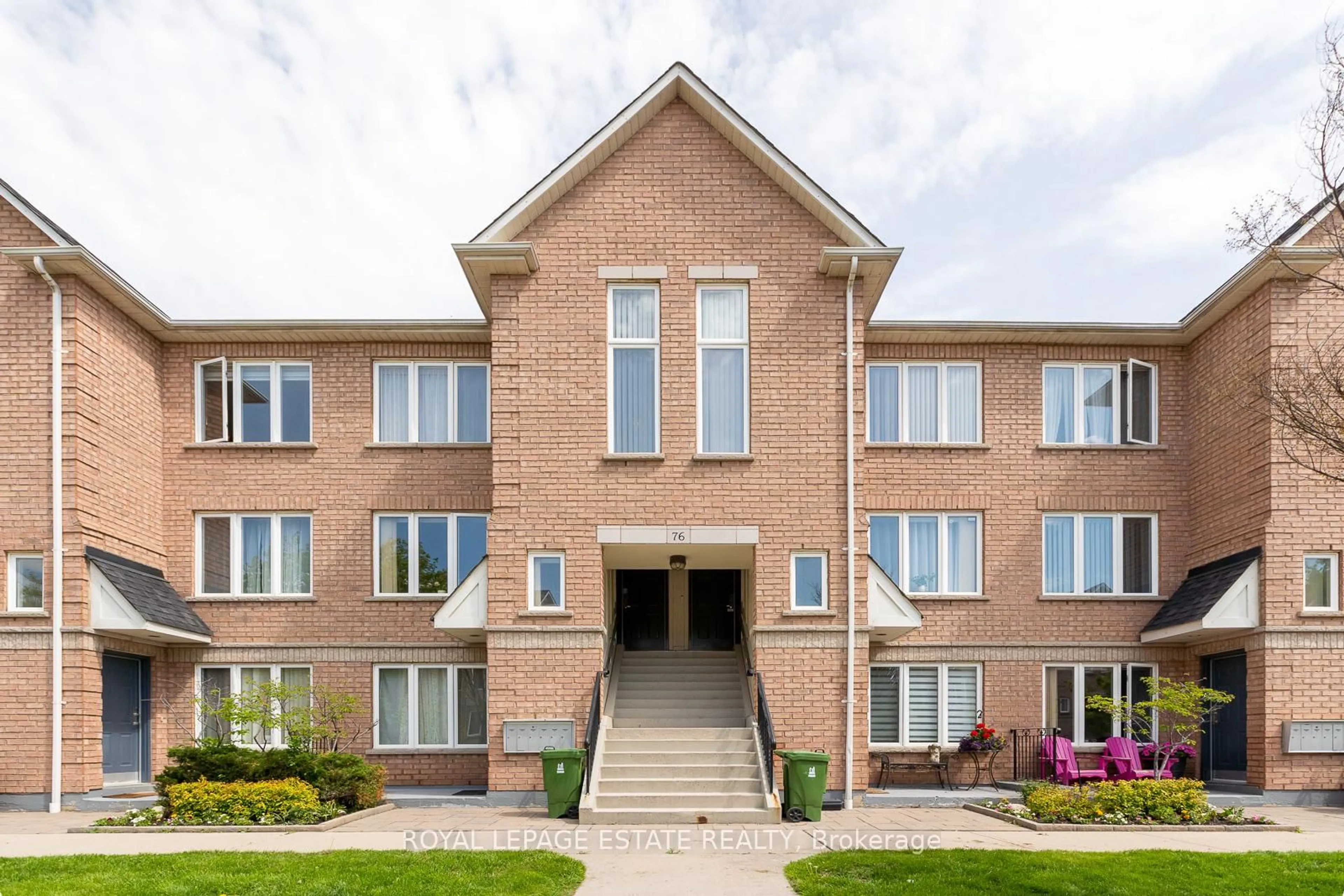 Home with brick exterior material, building for 76 Aerodrome Cres #201, Toronto Ontario M4G 4J1