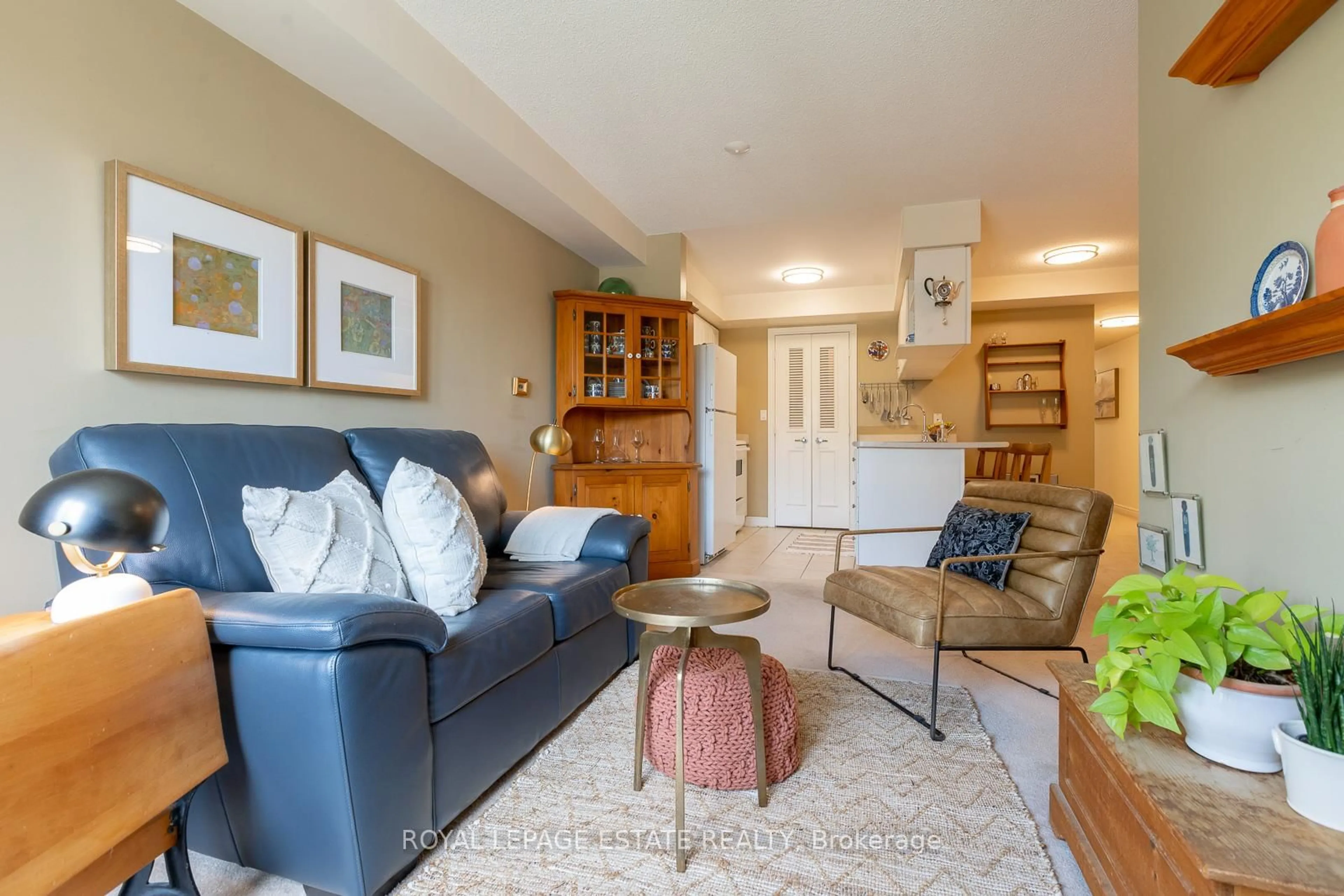Living room with furniture, unknown for 76 Aerodrome Cres #201, Toronto Ontario M4G 4J1