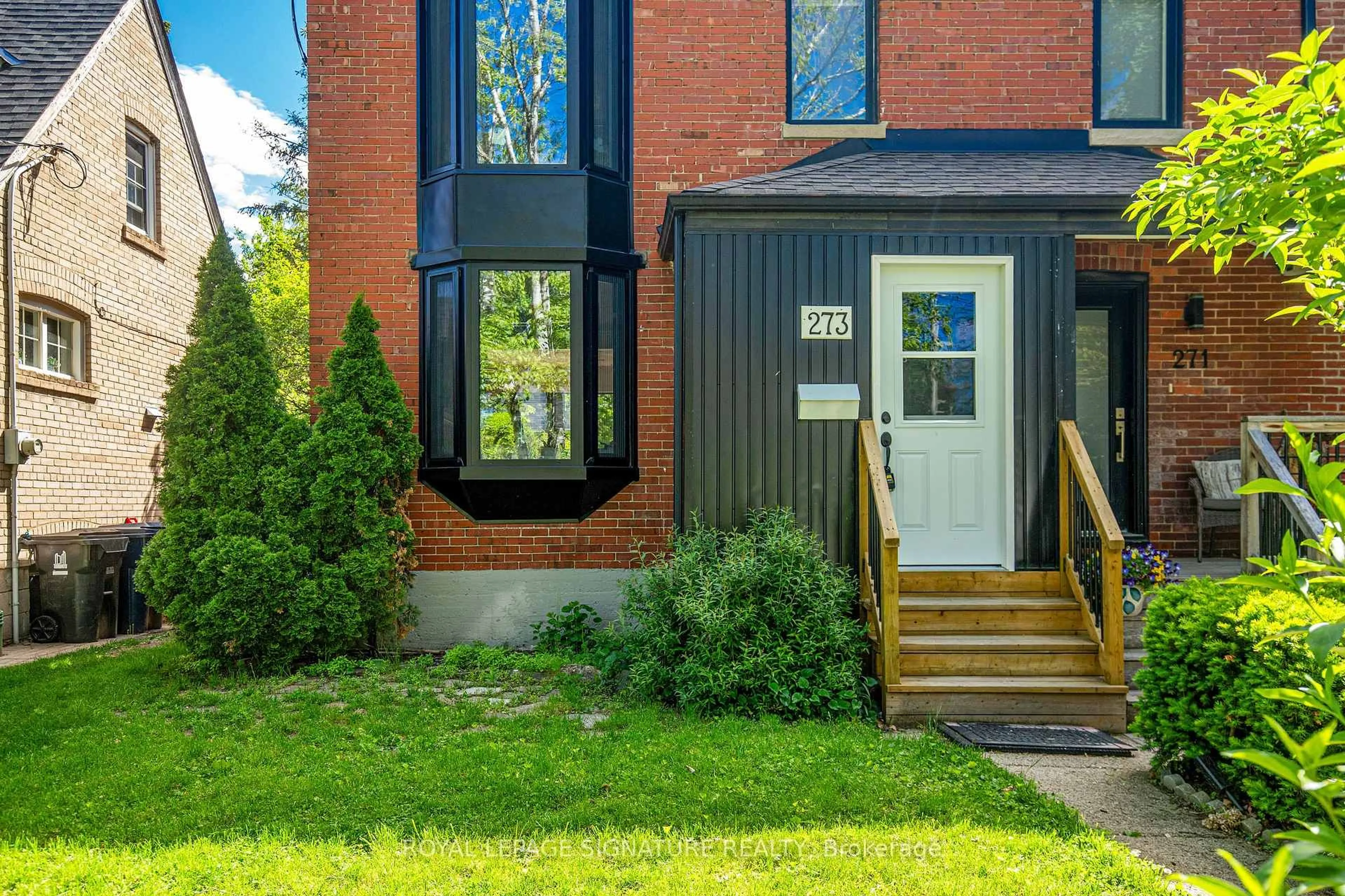 Home with brick exterior material, street for 273 Airdrie Rd, Toronto Ontario M4G 1N2