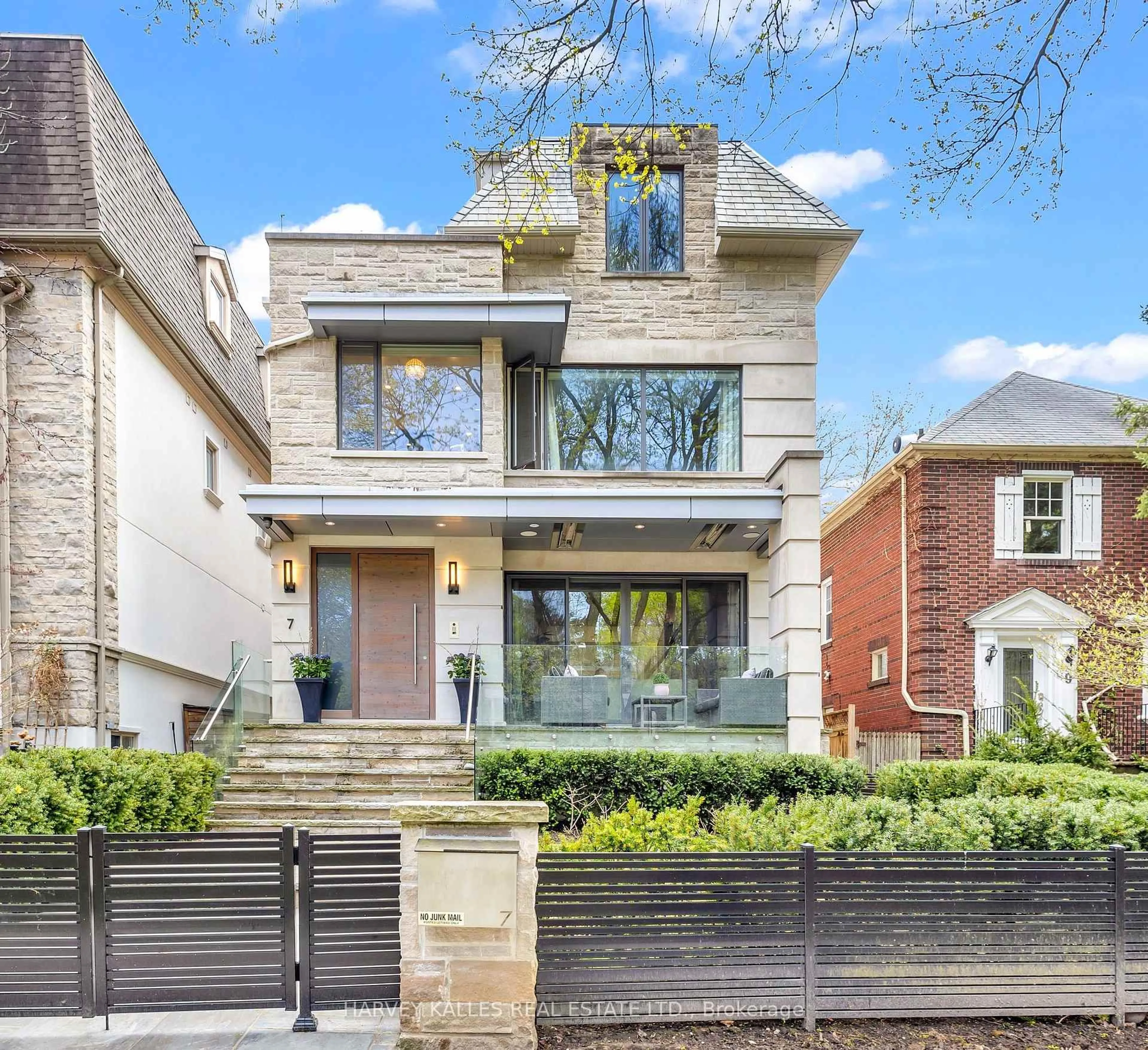 Home with brick exterior material, street for 7 Relmar Gdns, Toronto Ontario M5P 1S1