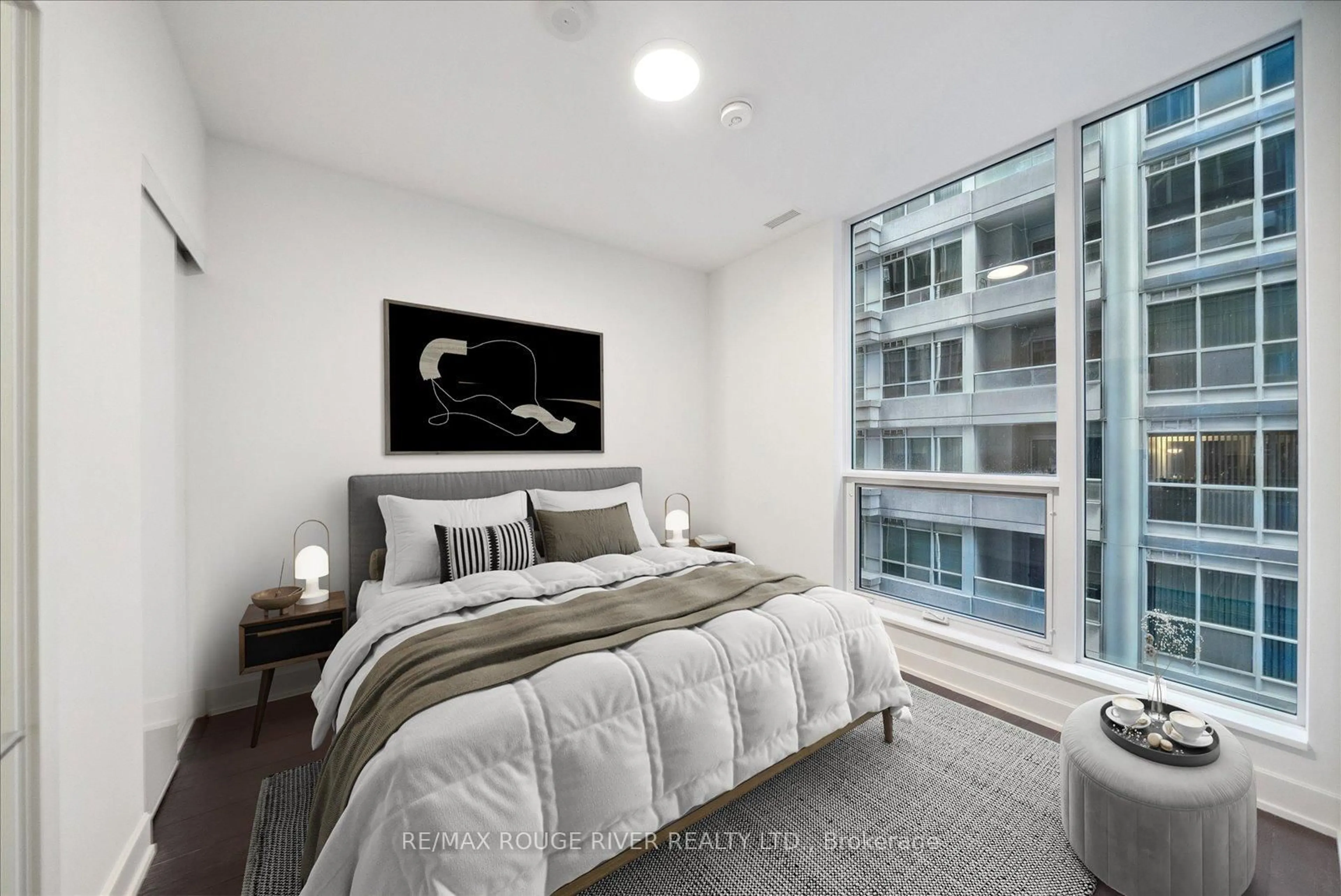 Bedroom with bed, unknown for 15 Mercer St #301, Toronto Ontario M5V 1H2