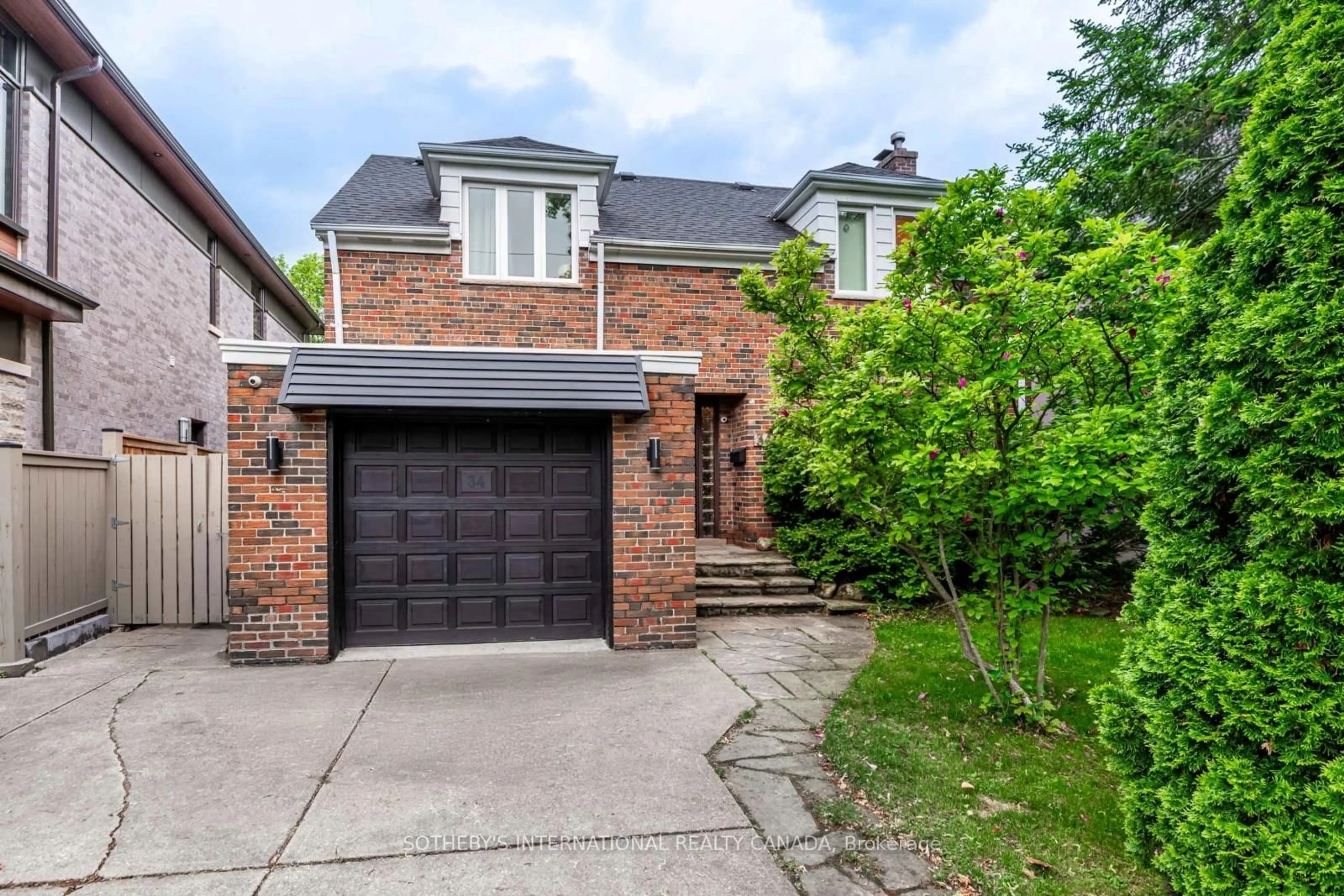 Home with brick exterior material, street for 34 Killdeer Cres, Toronto Ontario M4G 2W8