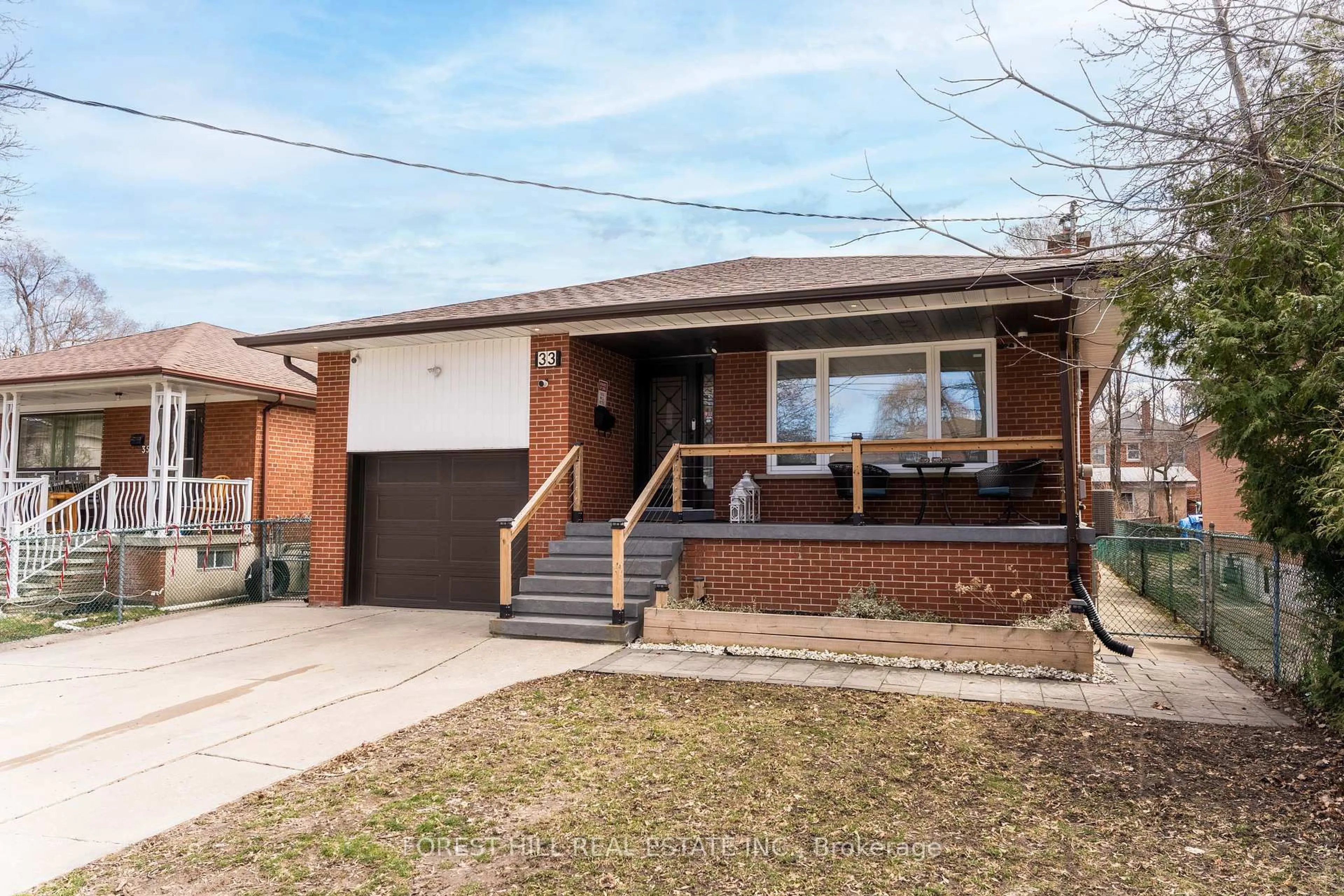 Home with brick exterior material, street for 33 Madawaska Ave, Toronto Ontario M2M 2R1