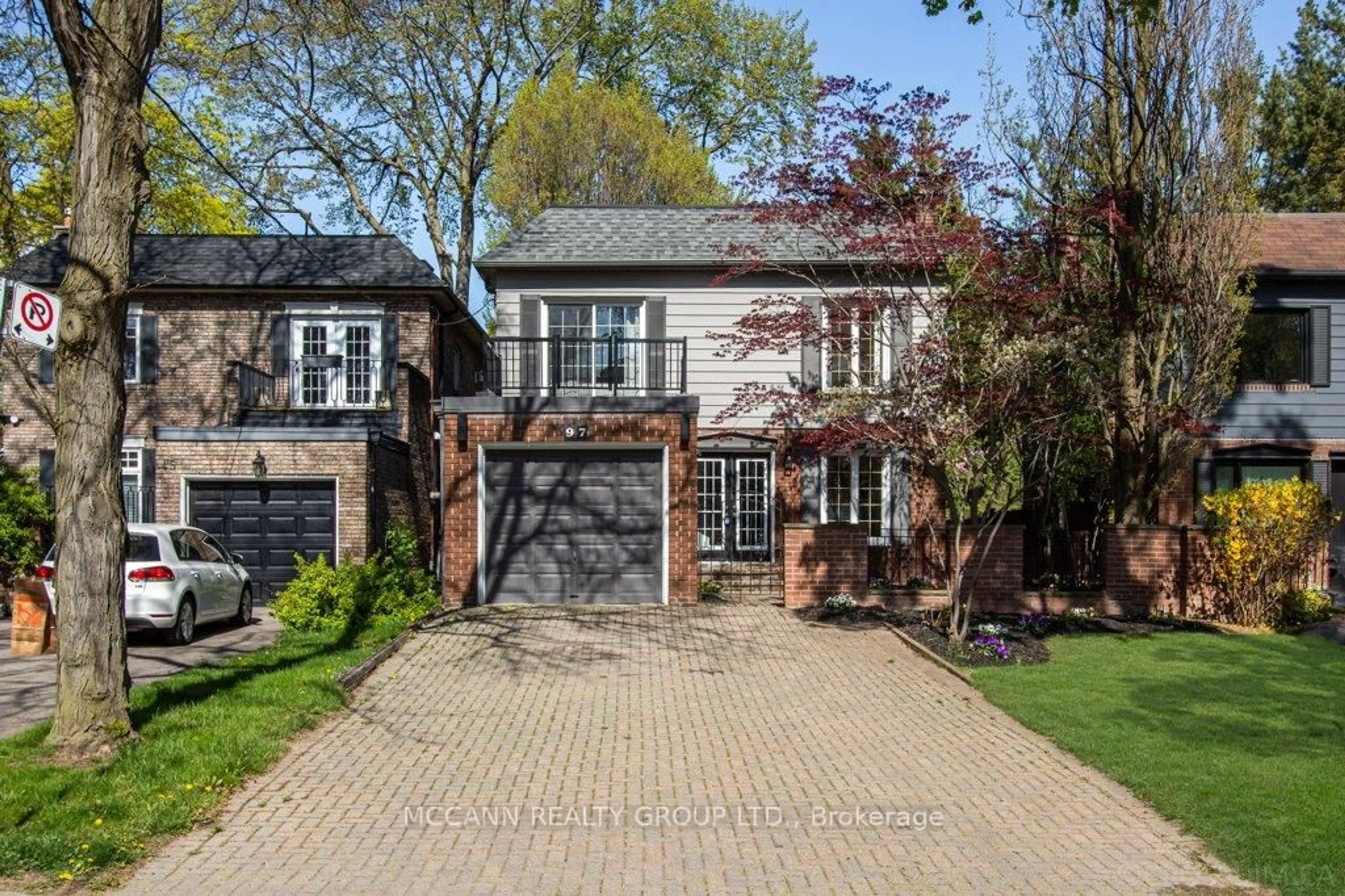 Home with brick exterior material, street for 97 Bocastle Ave, Toronto Ontario M4N 2S5