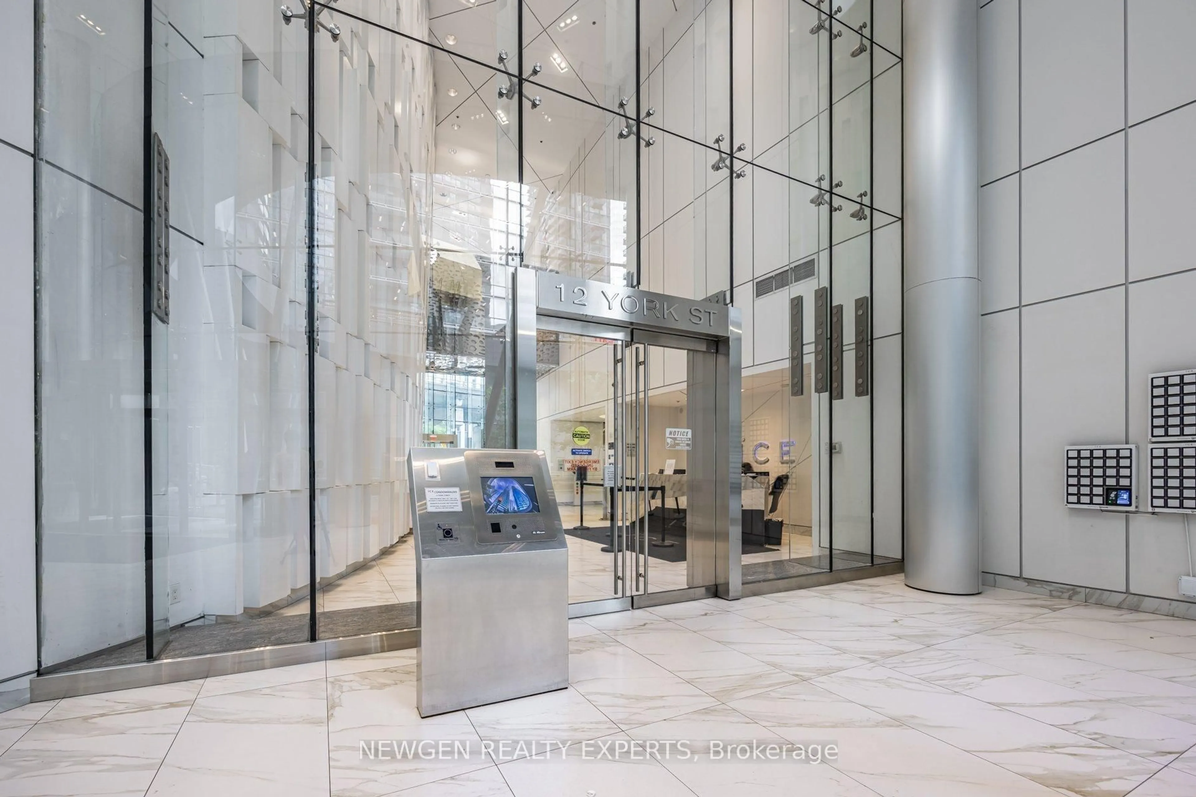 Indoor foyer for 12 York St #1207, Toronto Ontario M5J 0A9
