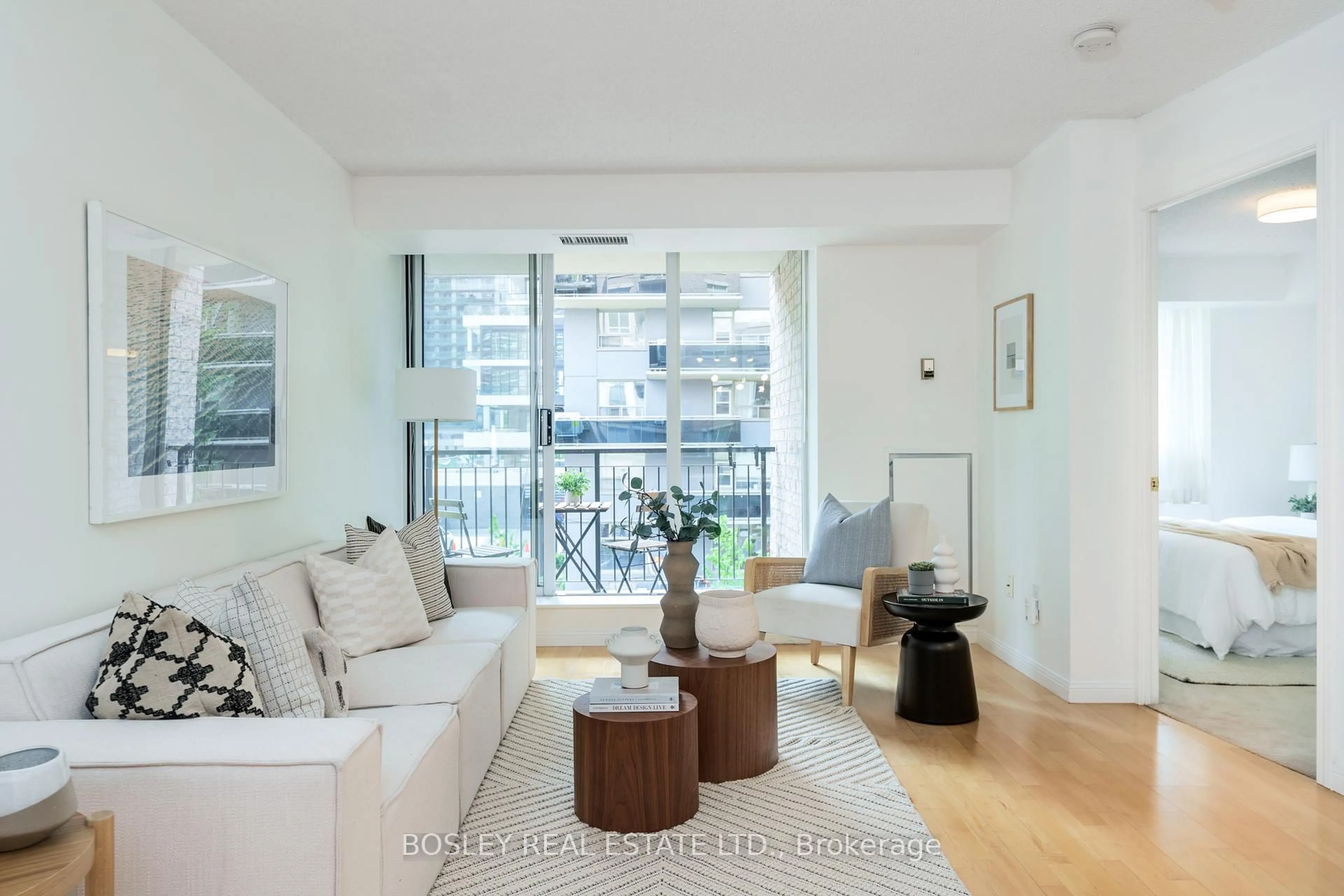 Living room with furniture, unknown for 188 Redpath Ave #312, Toronto Ontario M4P 3J2