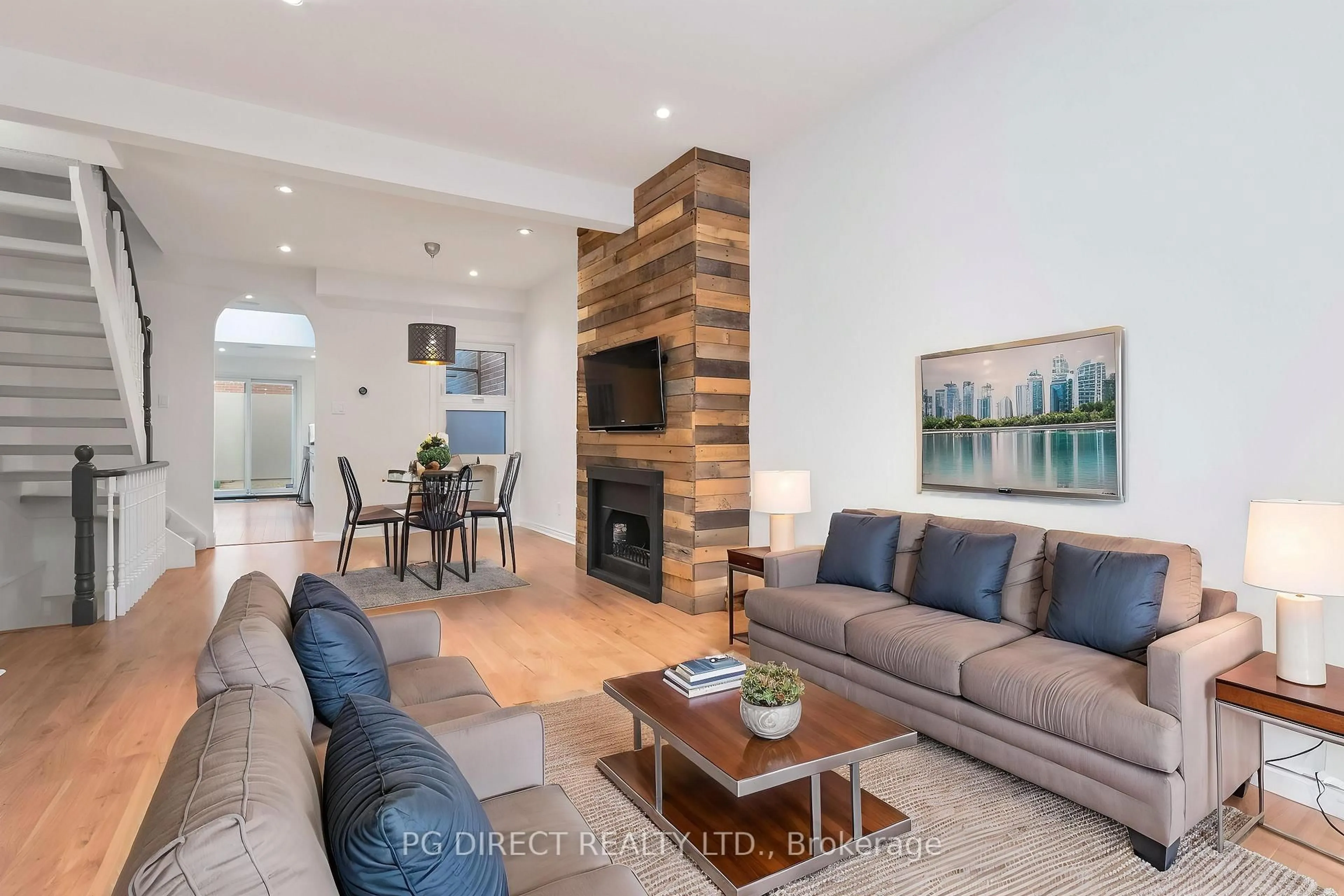 Living room with furniture, unknown for 9 Trefann St, Toronto Ontario M5A 3A9