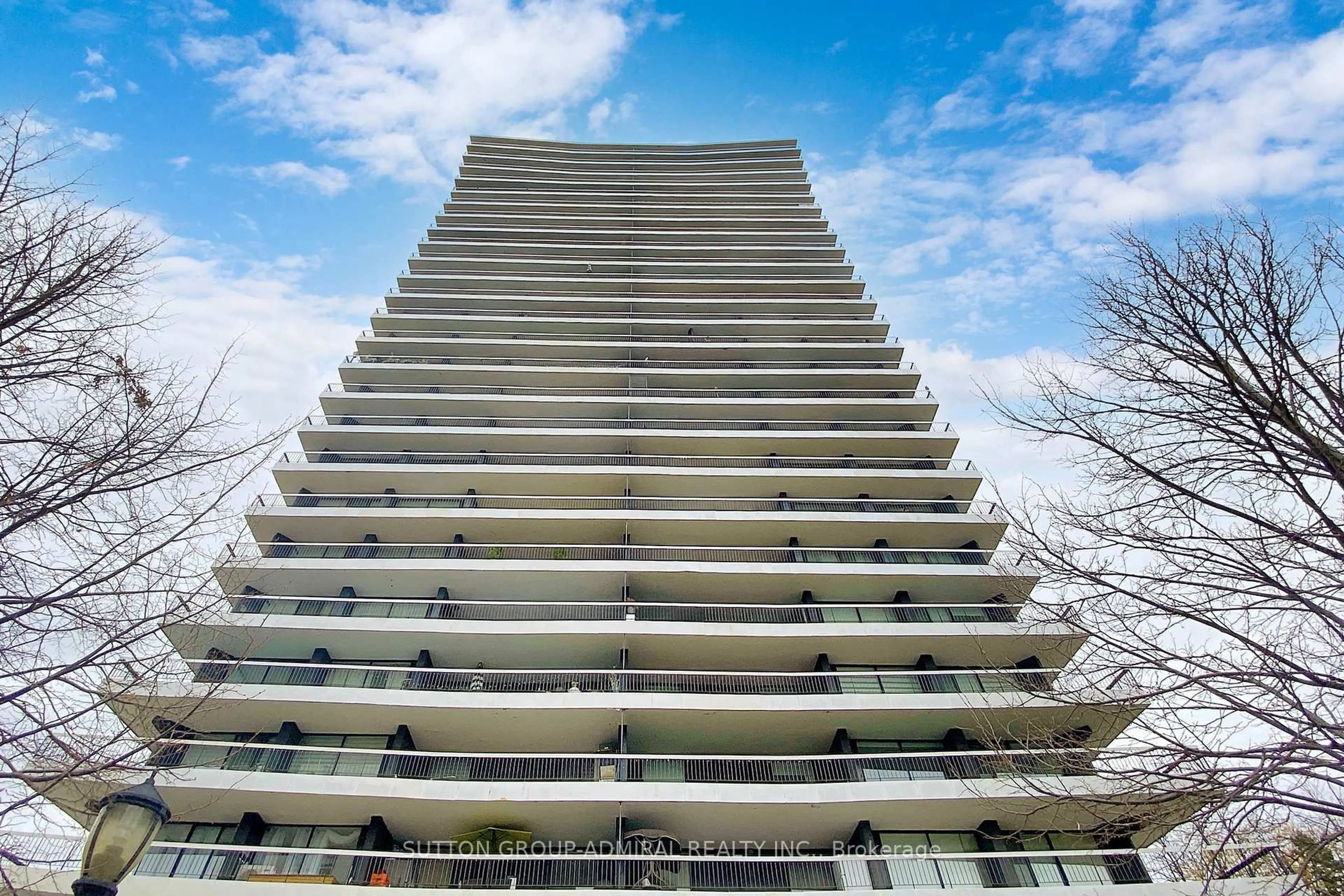 A pic from outside/outdoor area/front of a property/back of a property/a pic from drone, building for 135 Antibes Dr #2301, Toronto Ontario M2R 2Z1