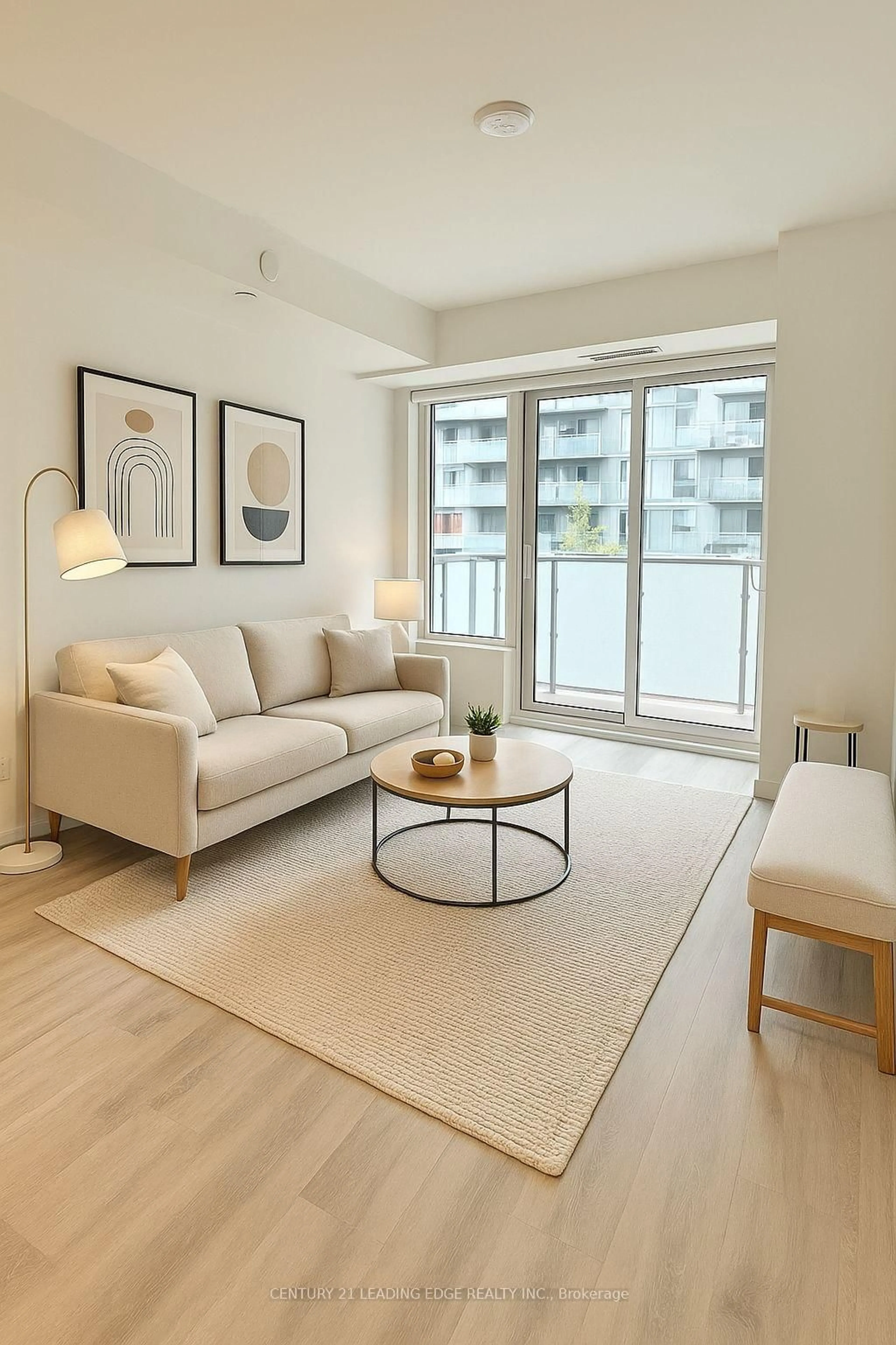 Living room with furniture, unknown for 8 Olympic Garden Dr #404, Toronto Ontario M2M 0B9