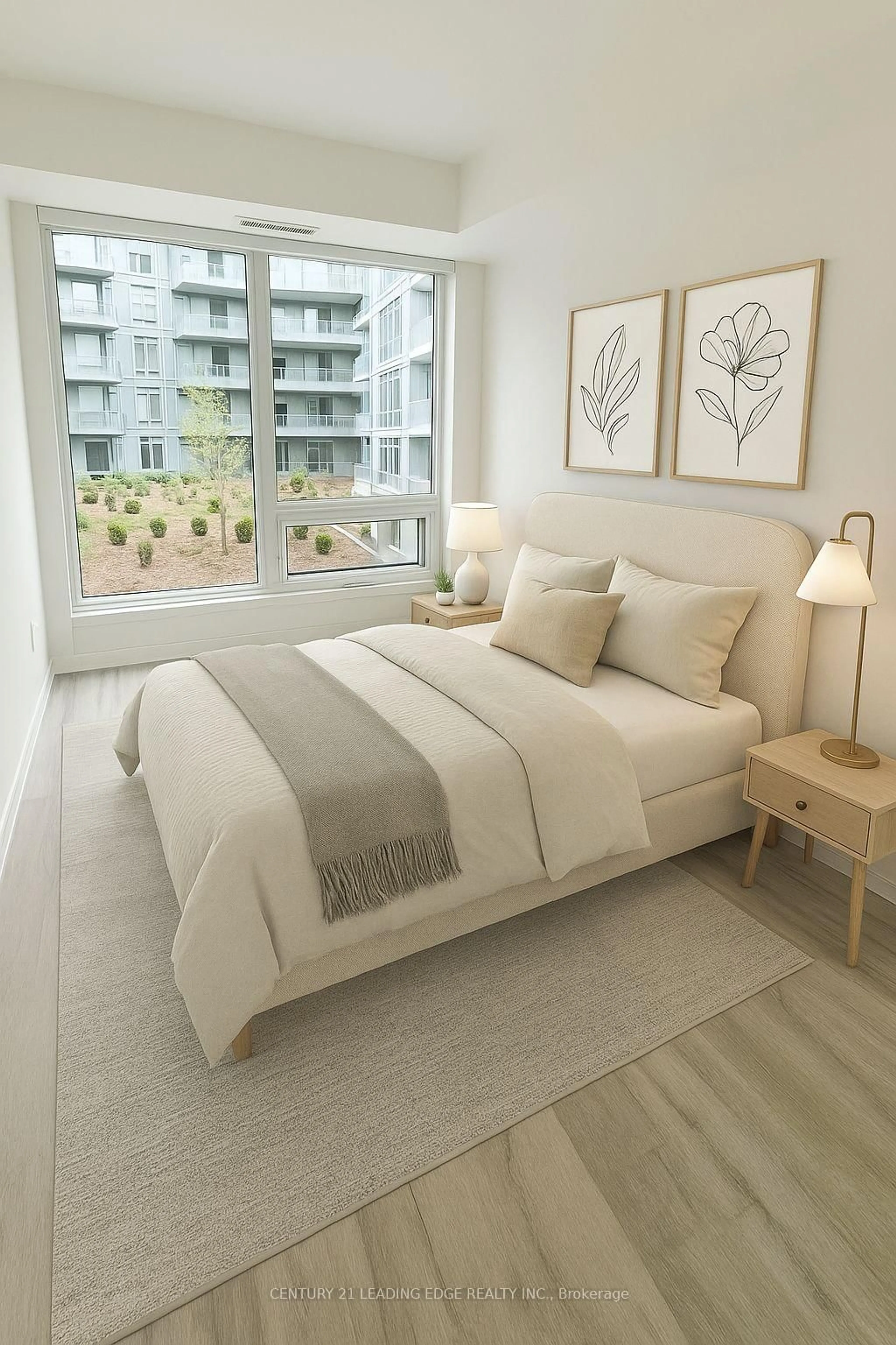Bedroom with bed, unknown for 8 Olympic Garden Dr #404, Toronto Ontario M2M 0B9