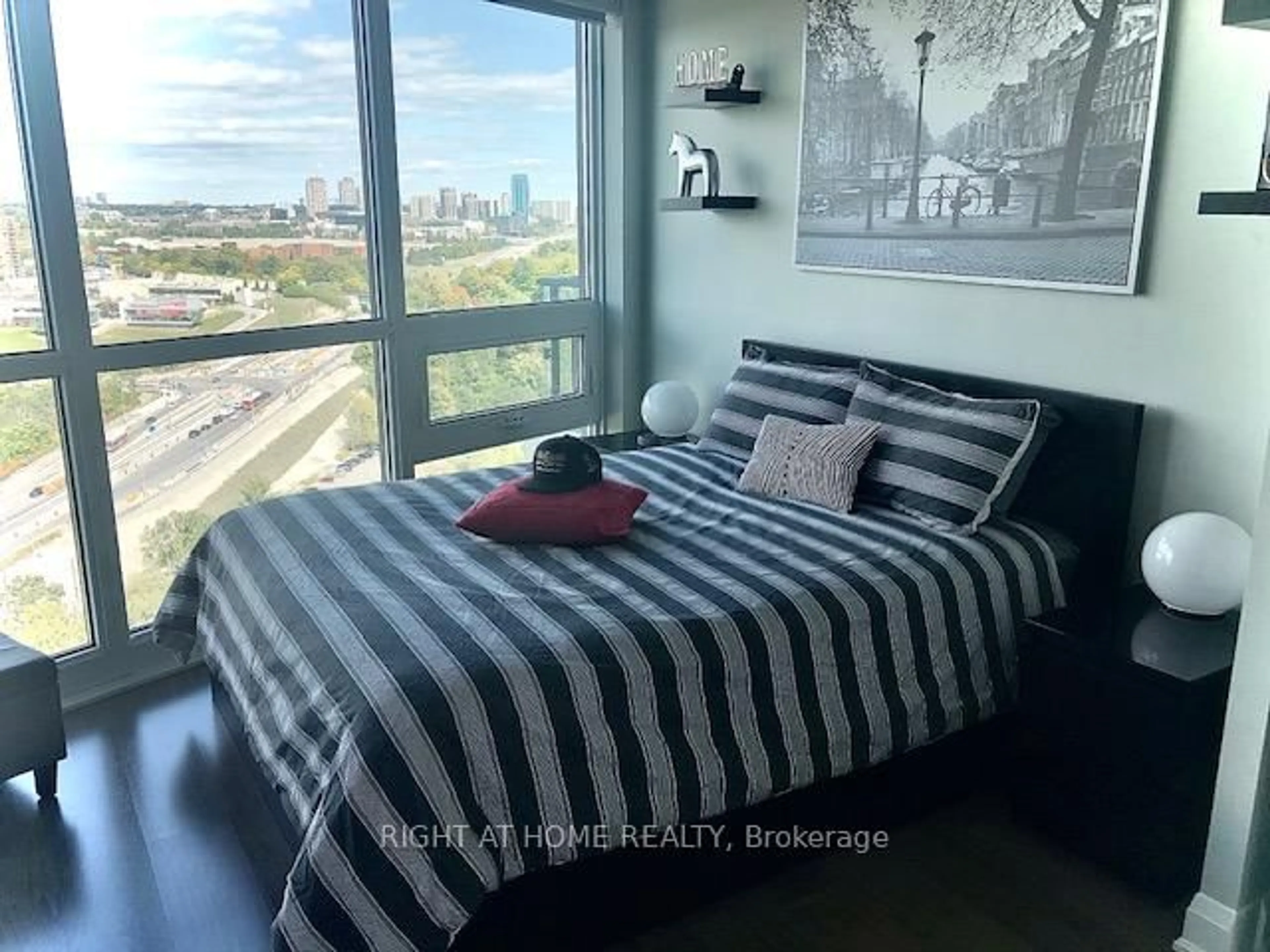 Bedroom with bed, unknown for 160 Vanderhoof Ave #1515, Toronto Ontario L4G 0B7