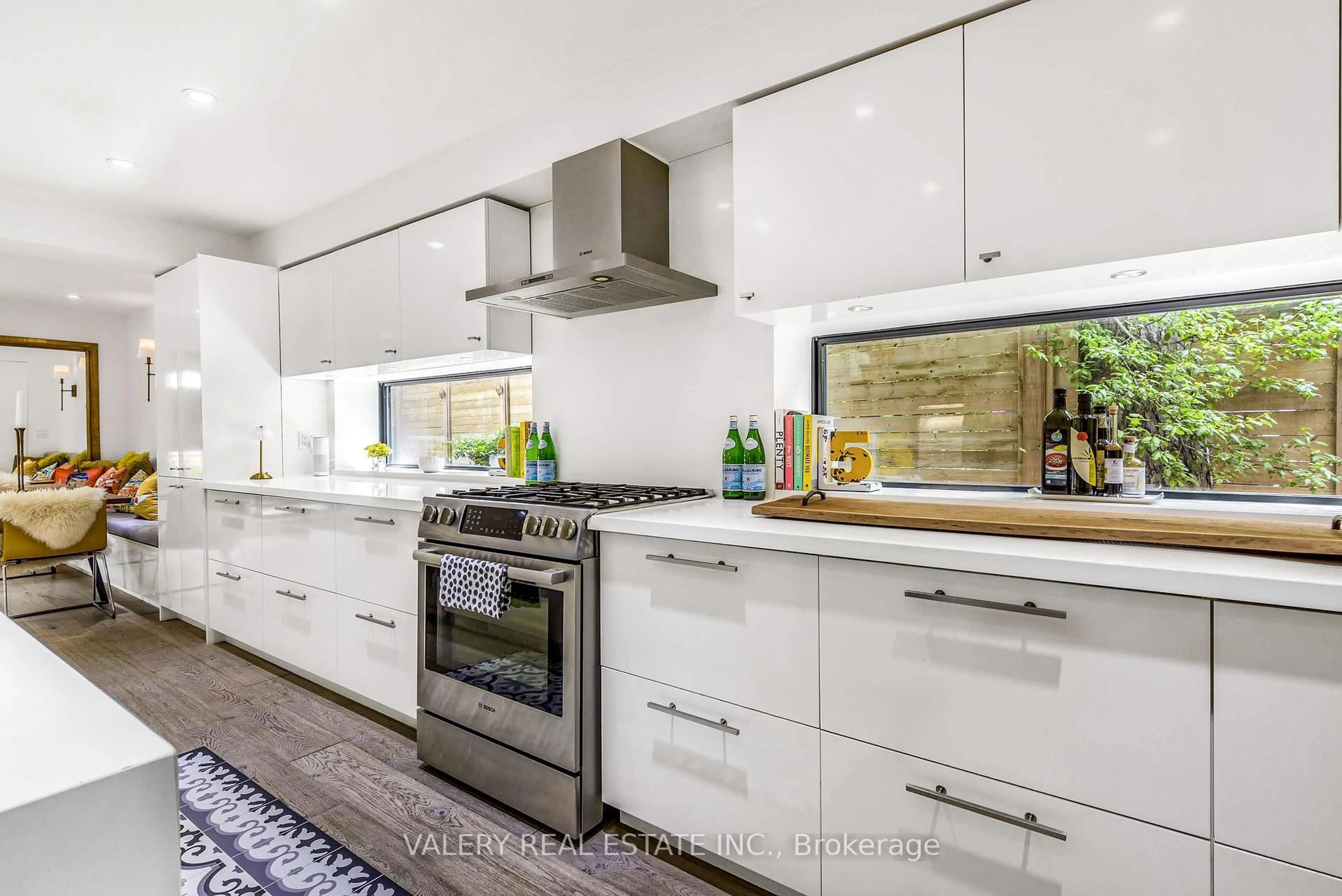 Contemporary kitchen, ceramic/tile floor for 9 Georgian Crt, Toronto Ontario M4P 2J7