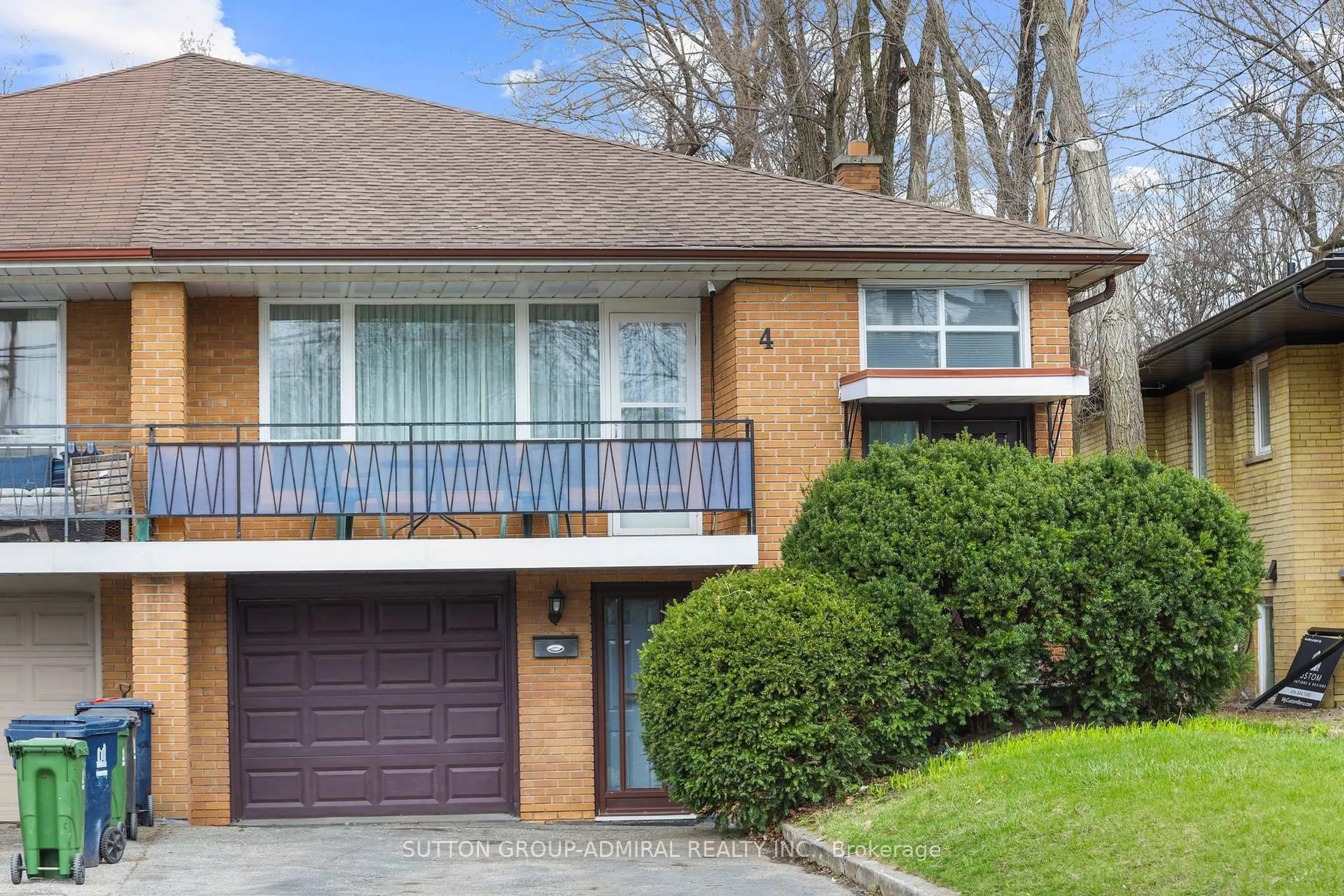Home with brick exterior material, street for 4 Carscadden Dr, Toronto Ontario M2R 2A7