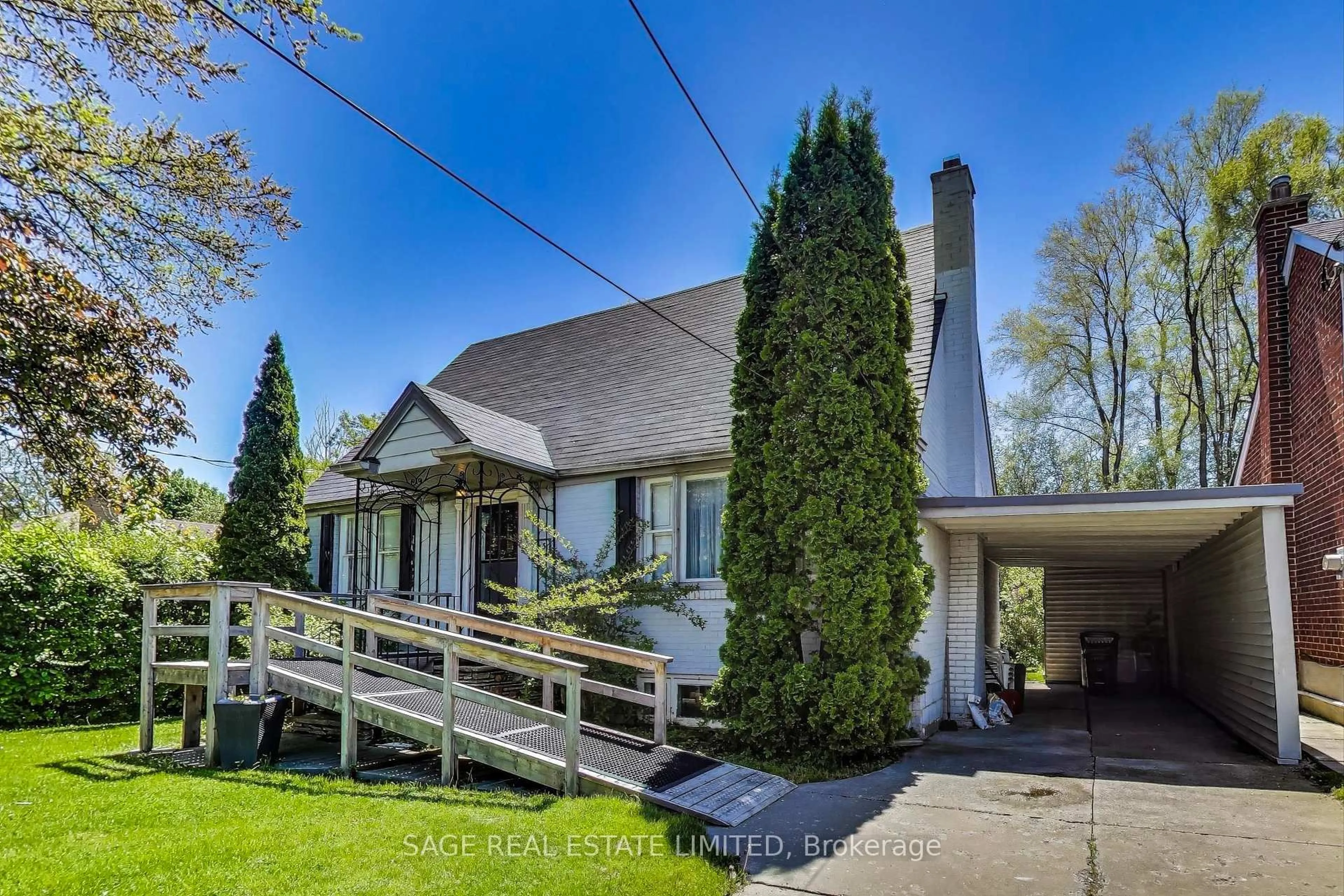 Home with brick exterior material, street for 33 Kirkland Blvd, Toronto Ontario M6A 1E7