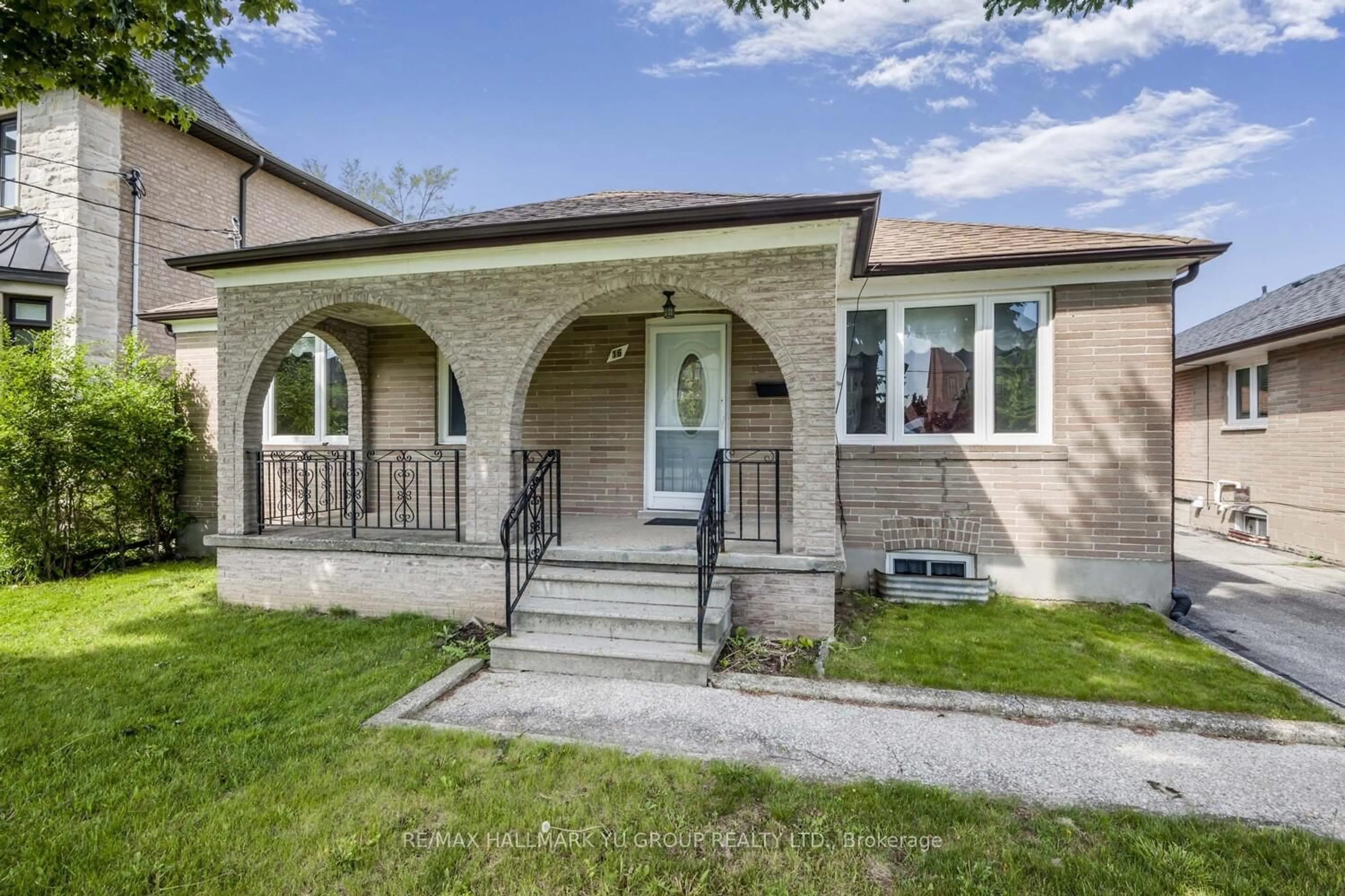 Home with brick exterior material, street for 16 Marwill St, Toronto Ontario M3H 3L3