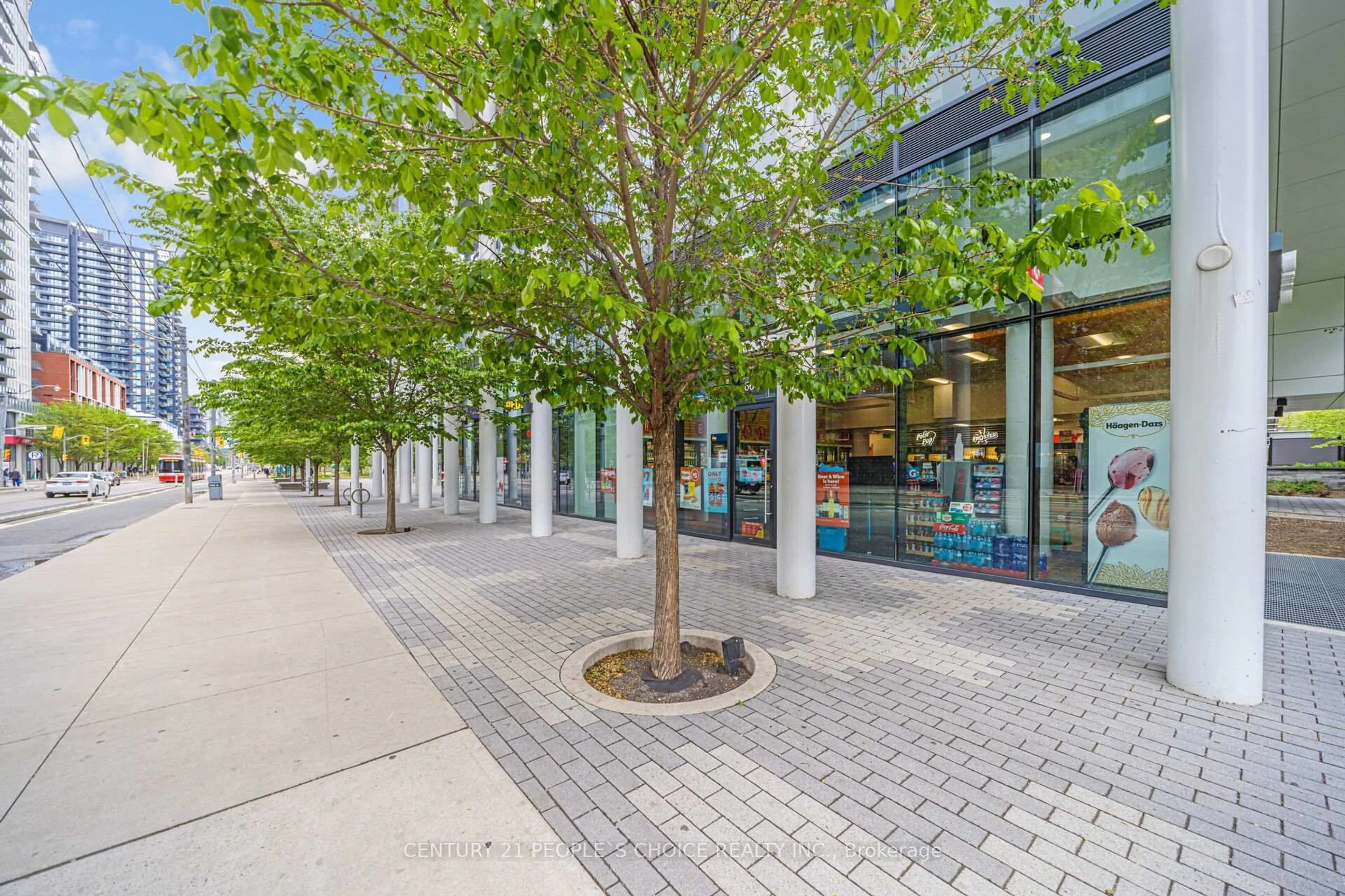 Patio, street for 34 Tubman Ave #1105, Toronto Ontario M5A 0R2