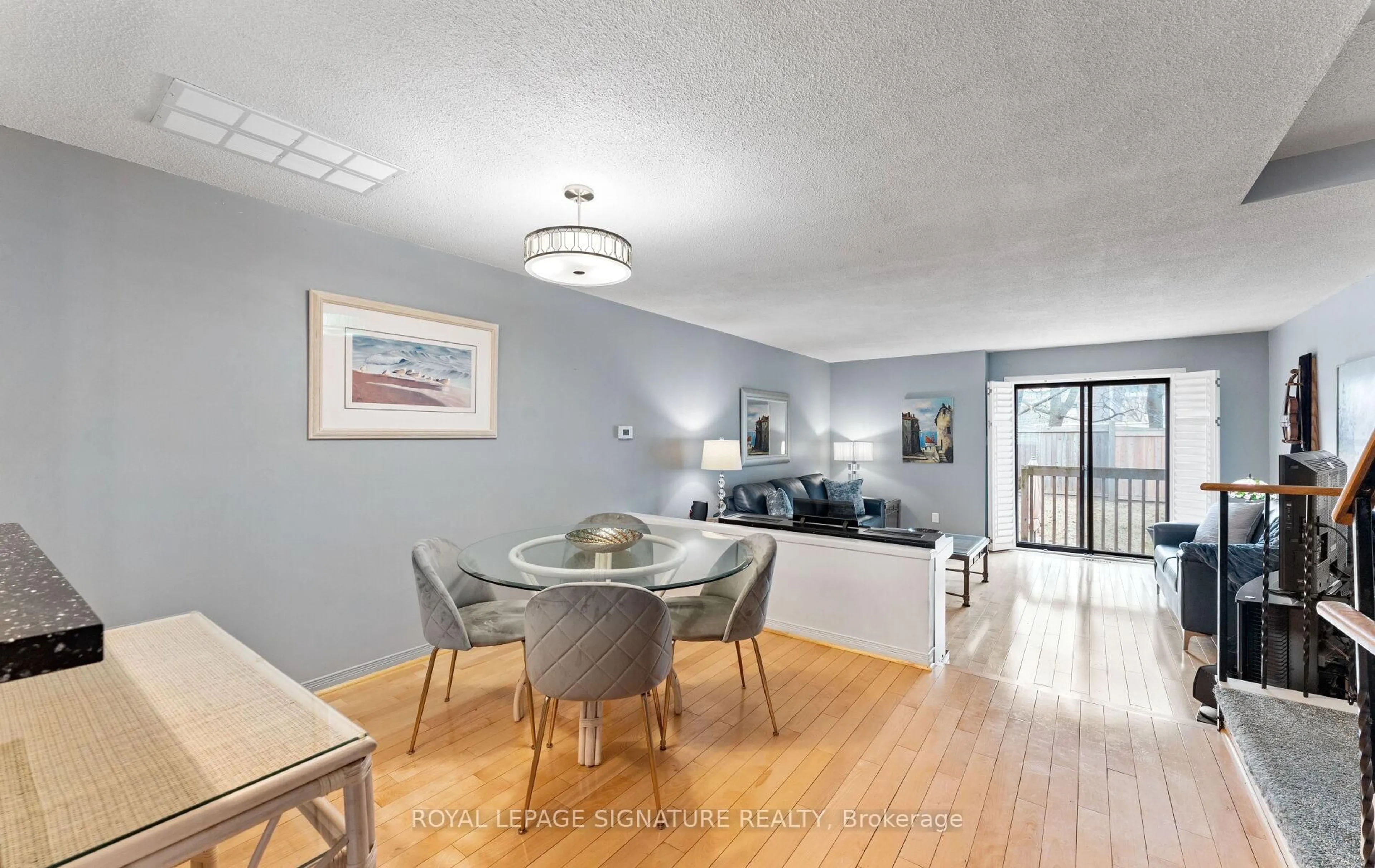 Dining room, wood/laminate floor for 74 Dutch Myrtle Way, Toronto Ontario M3B 3K8