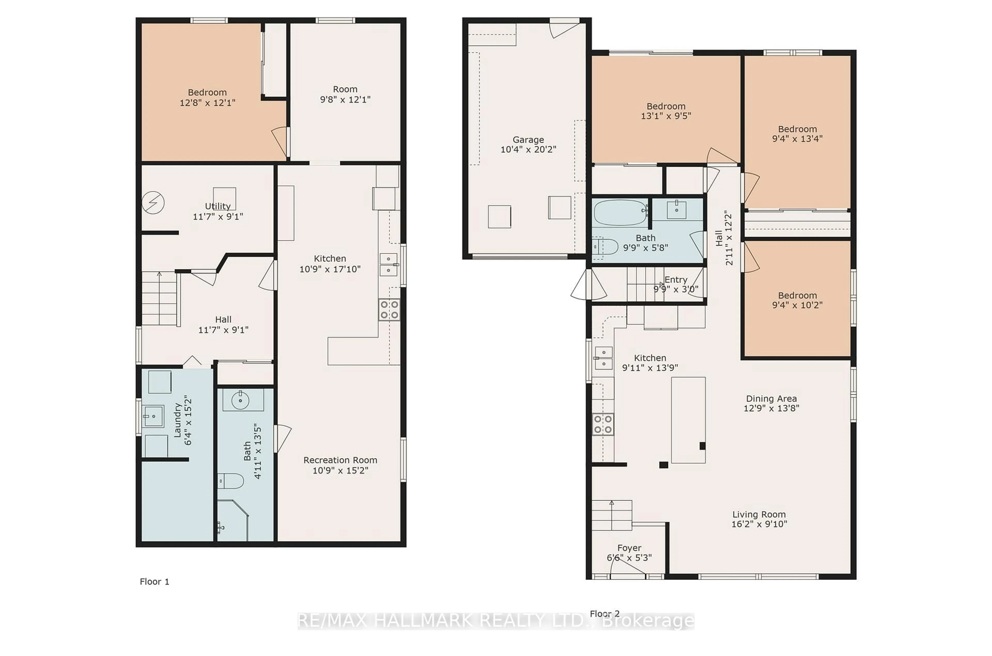 Floor plan for 18 Daleside Cres, Toronto Ontario M4A 2H6