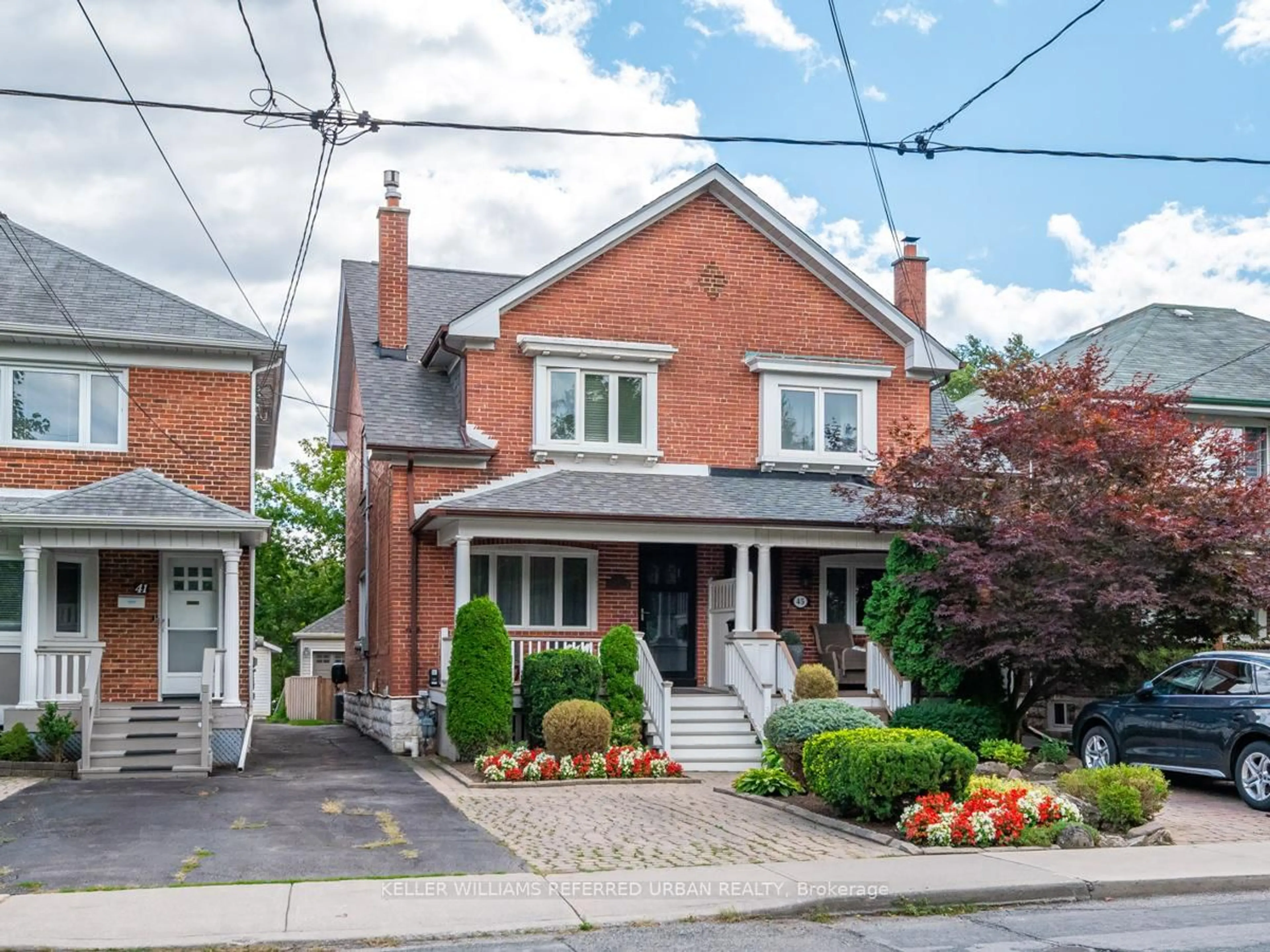 Home with brick exterior material, street for 43 Woburn Ave, Toronto Ontario M5M 1K5